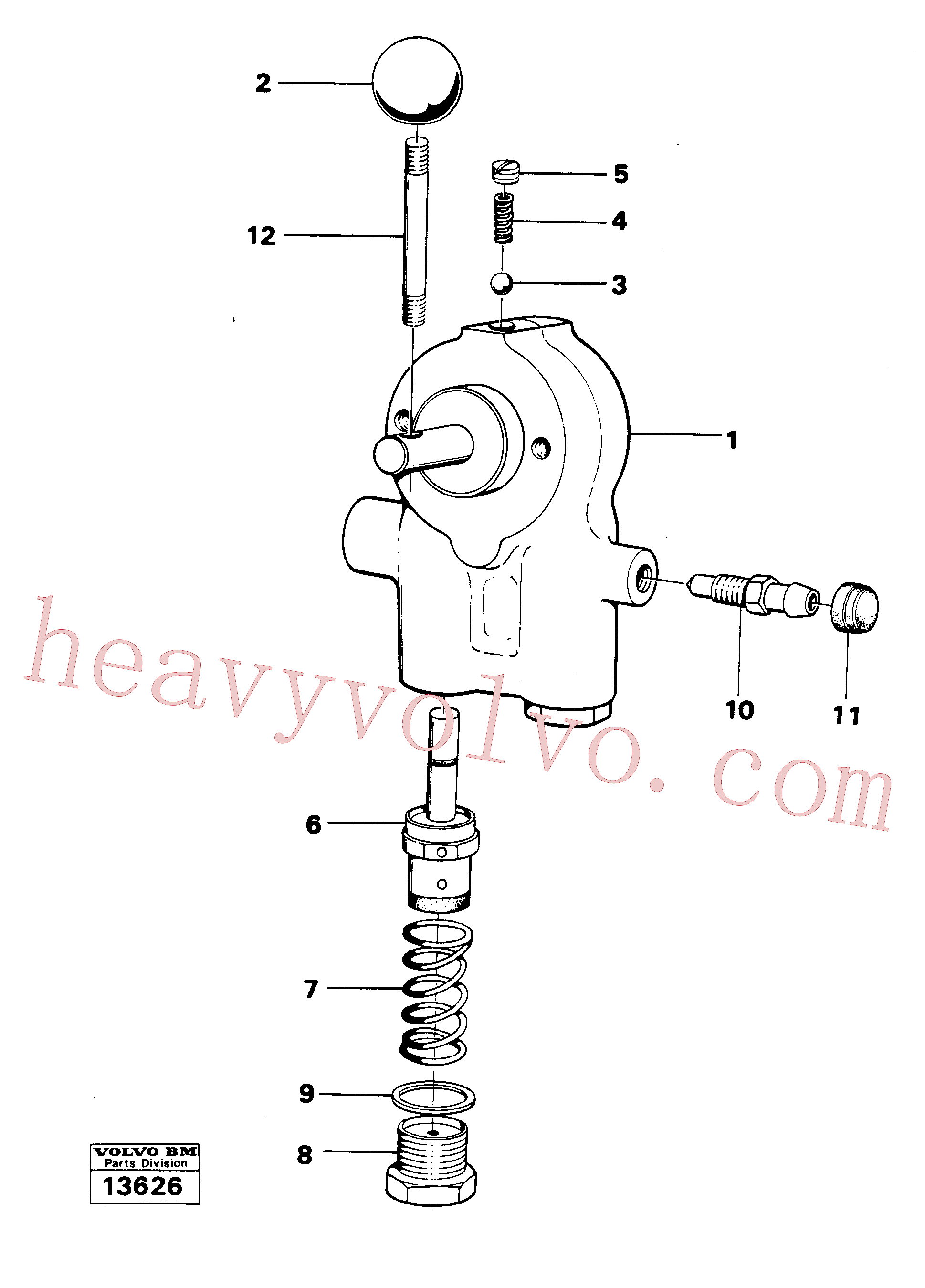 VOE947626 for Volvo Steering-brake valve(13626 assembly)