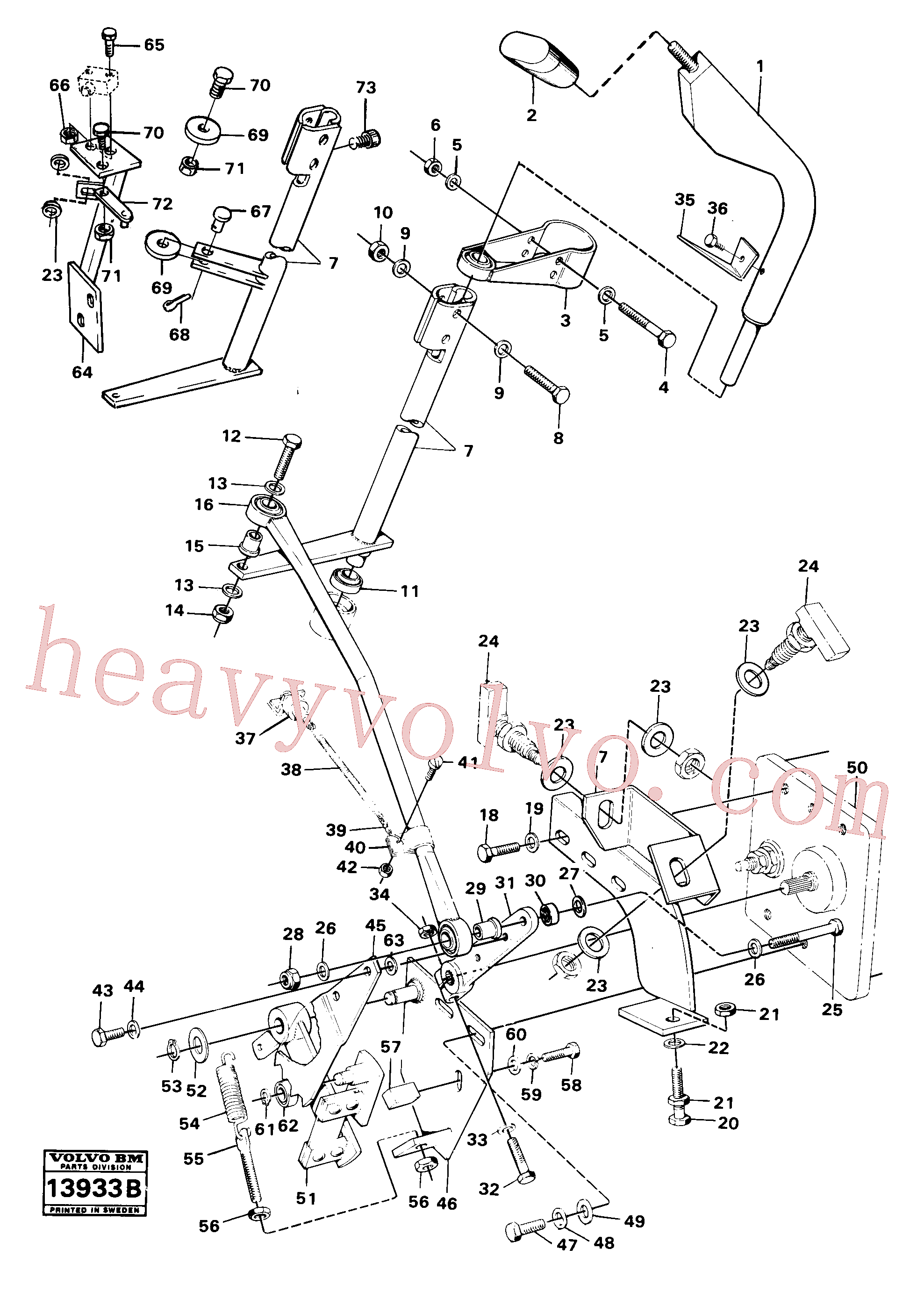 VOE955964 for Volvo Range selector controls(13933B assembly)