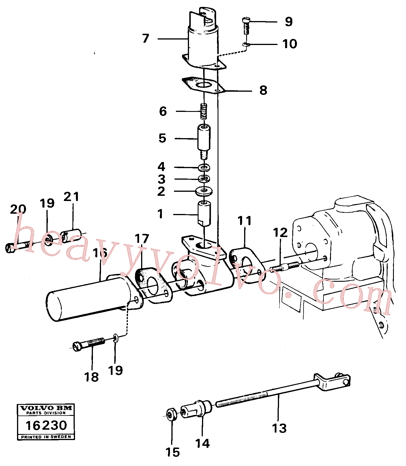 VOE13941907 for Volvo Cold-starting device(16230 assembly)