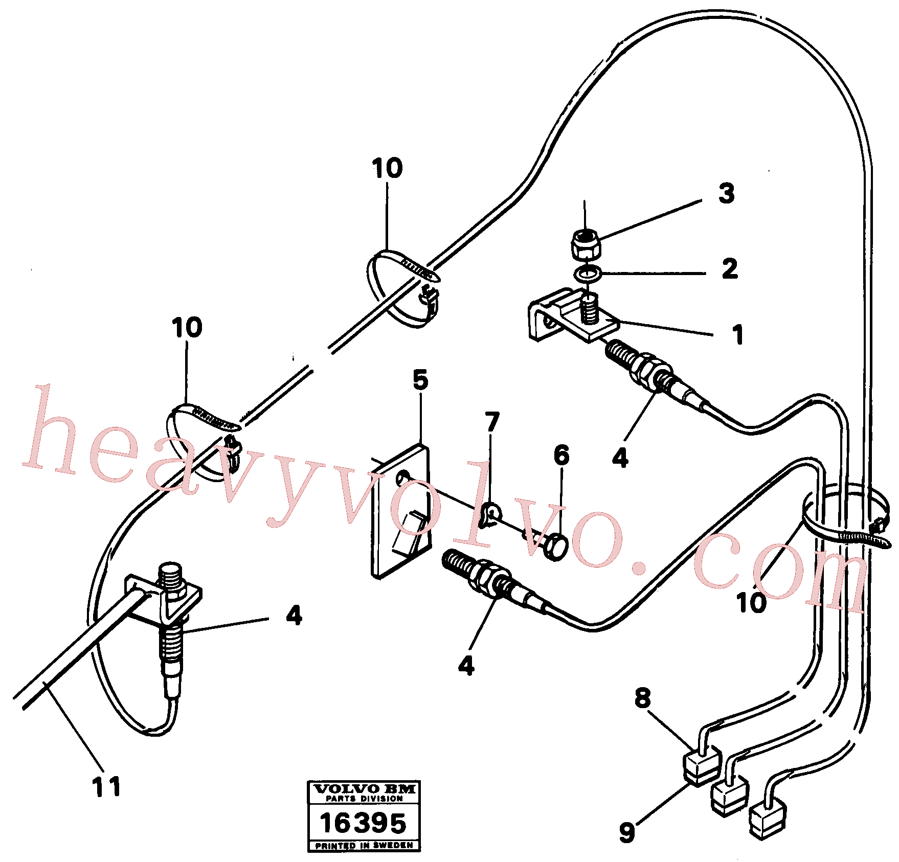 VOE968016 for Volvo Bucket automatic and lift automatic(16395 assembly)