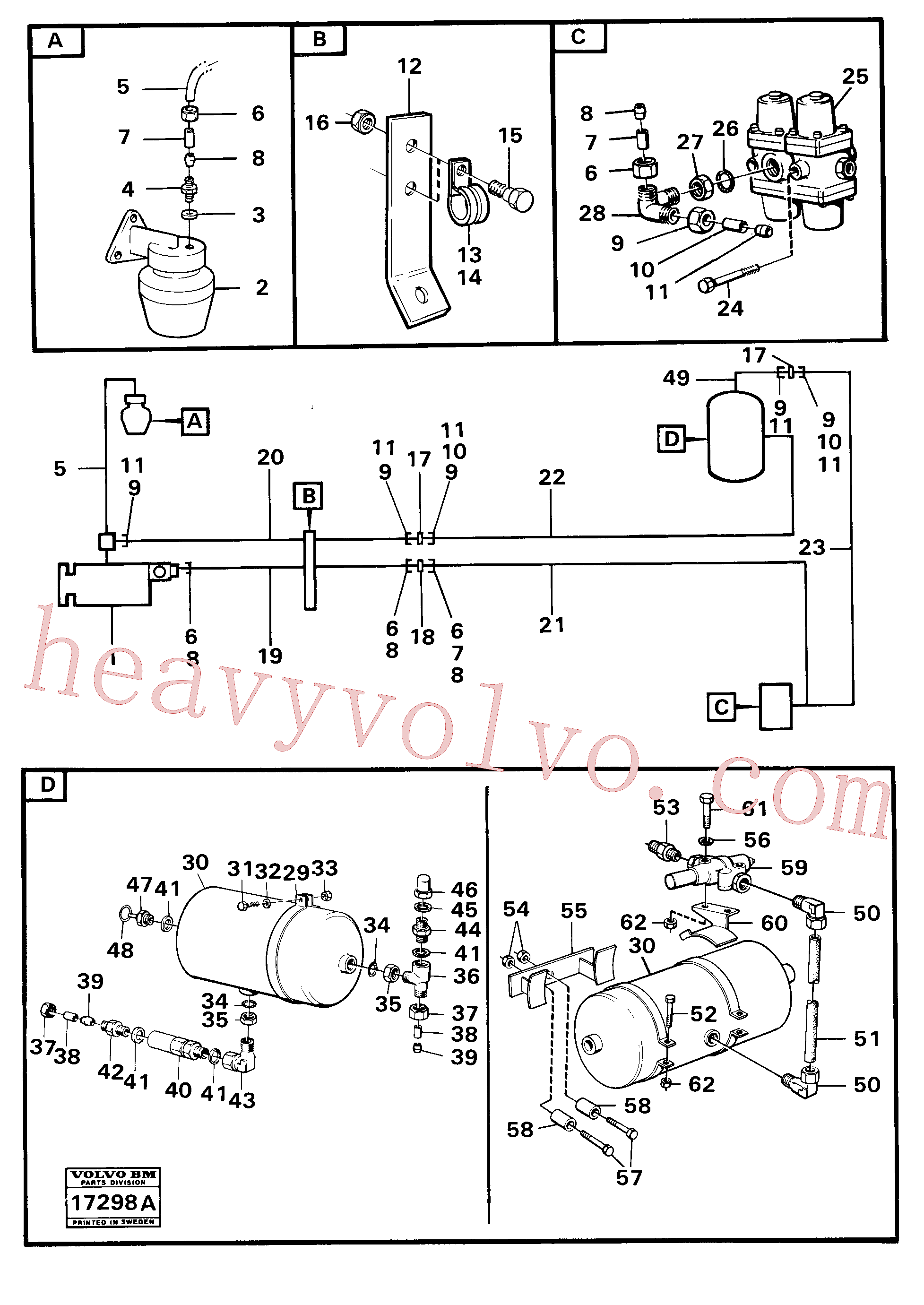 VOE13949278 for Volvo Feed lines(17298A assembly)