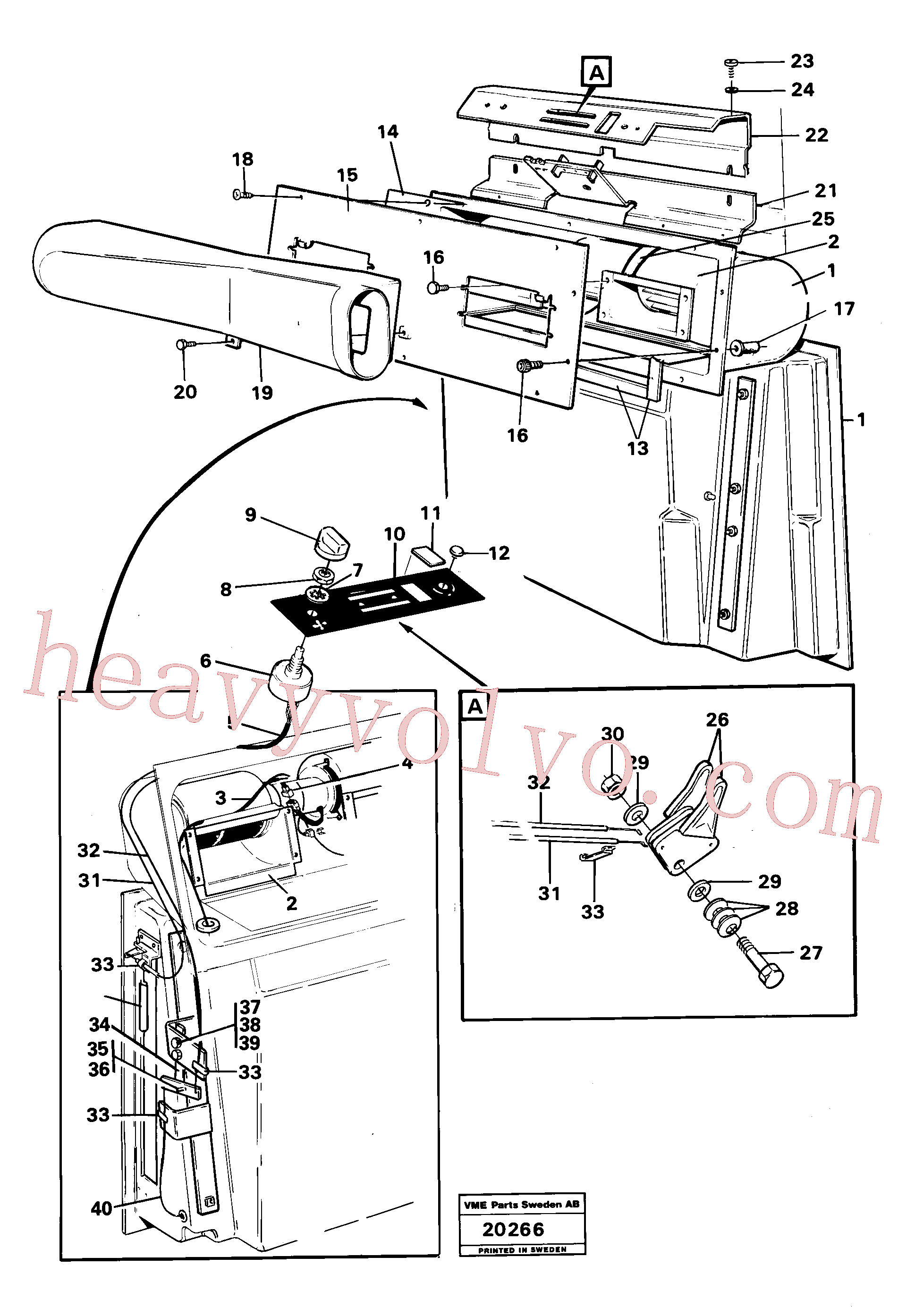 VOE955964 for Volvo Controls.(20266 assembly)