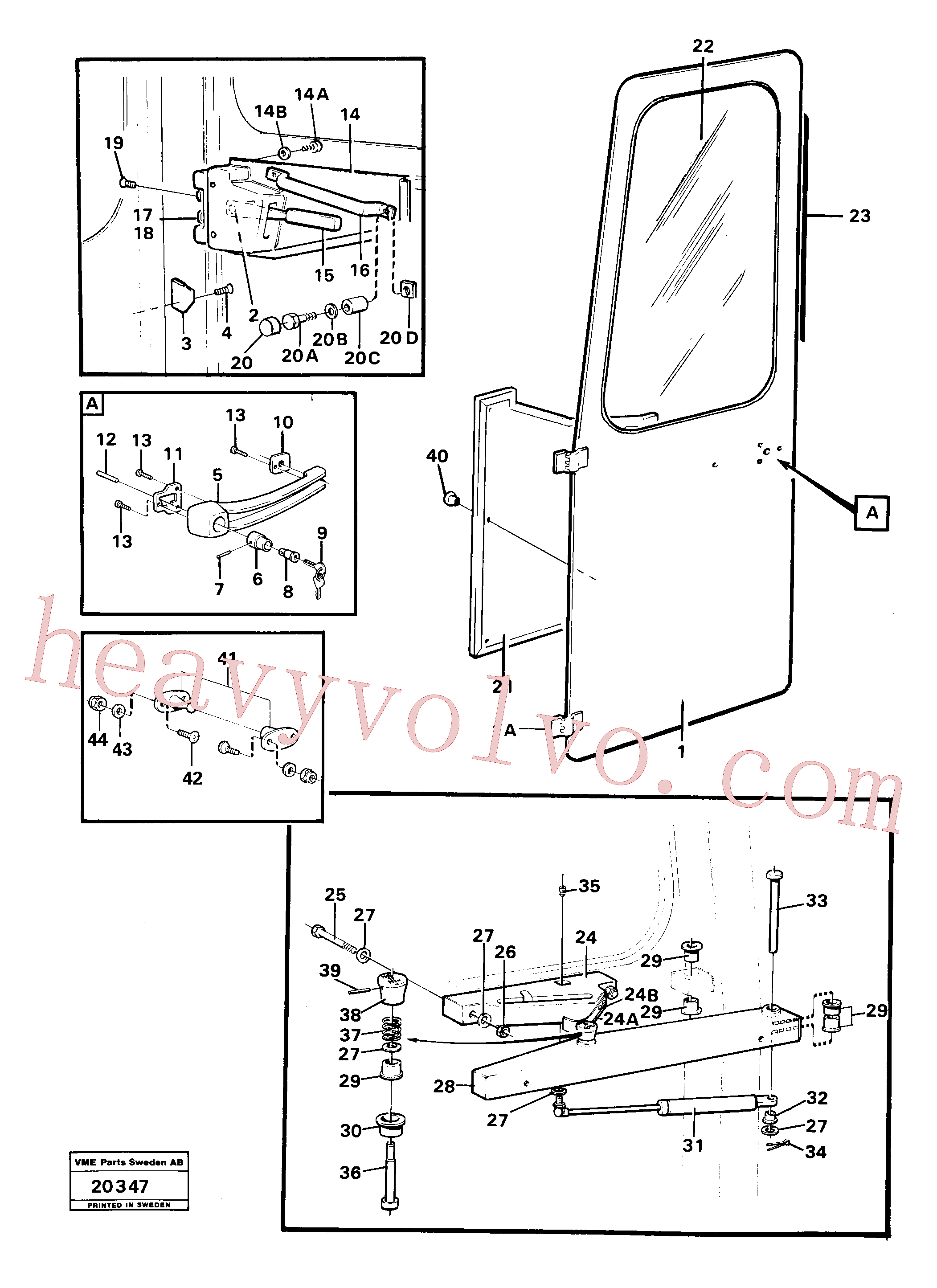 VOE60113567 for Volvo Door(20347 assembly)