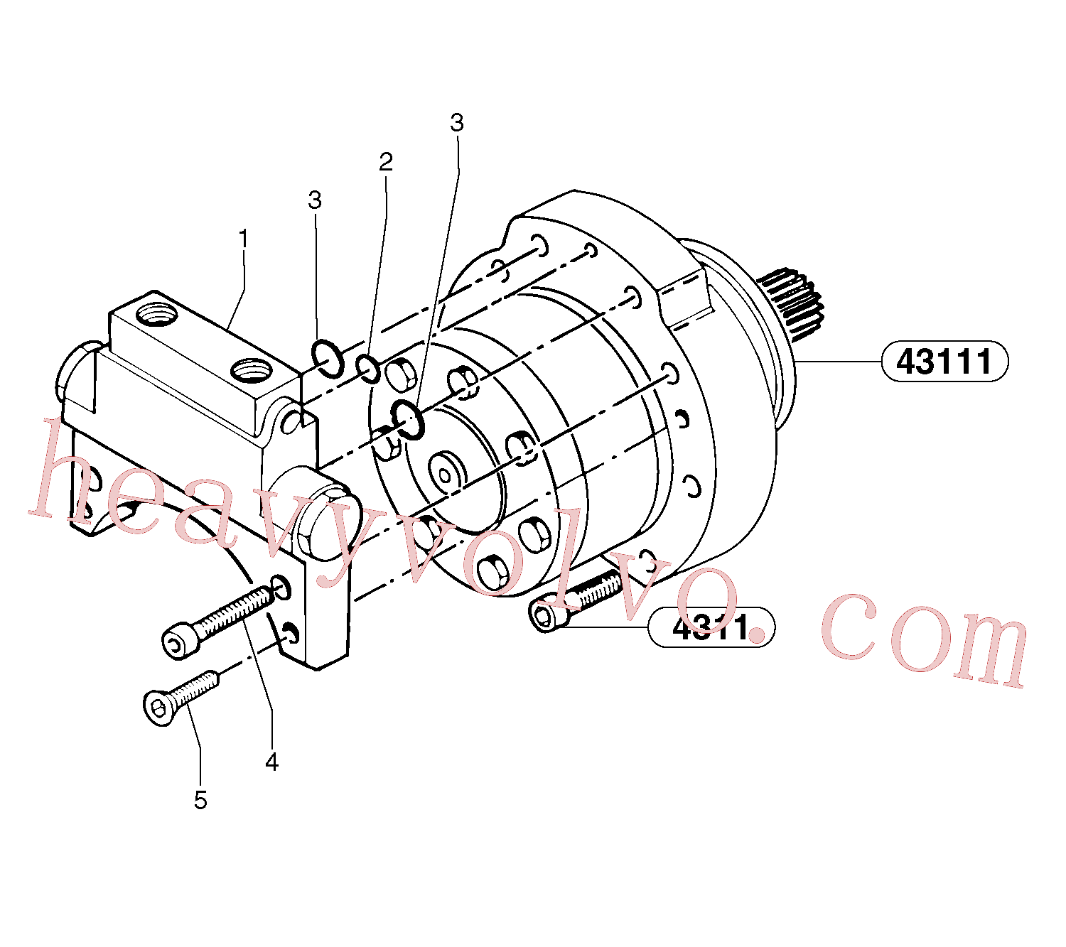 PJ7415963 for Volvo Balancing valve ( travelling )(43113X1 assembly)