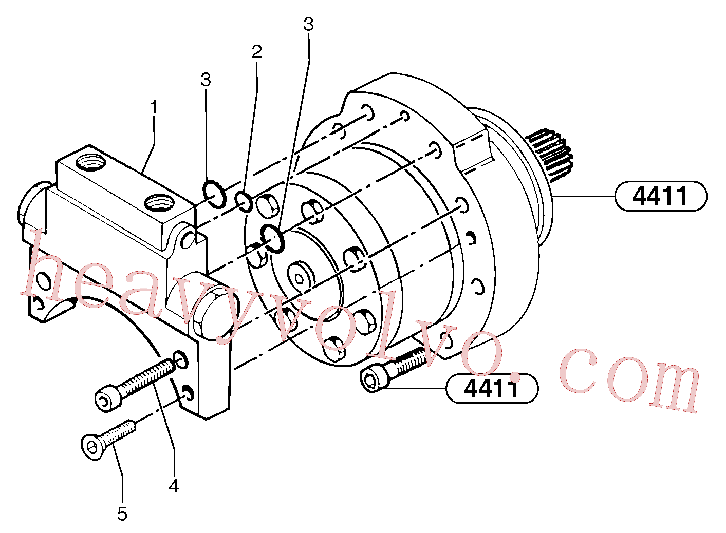 PJ7415963 for Volvo Balancing valve ( travelling )(4411BZ3 assembly)