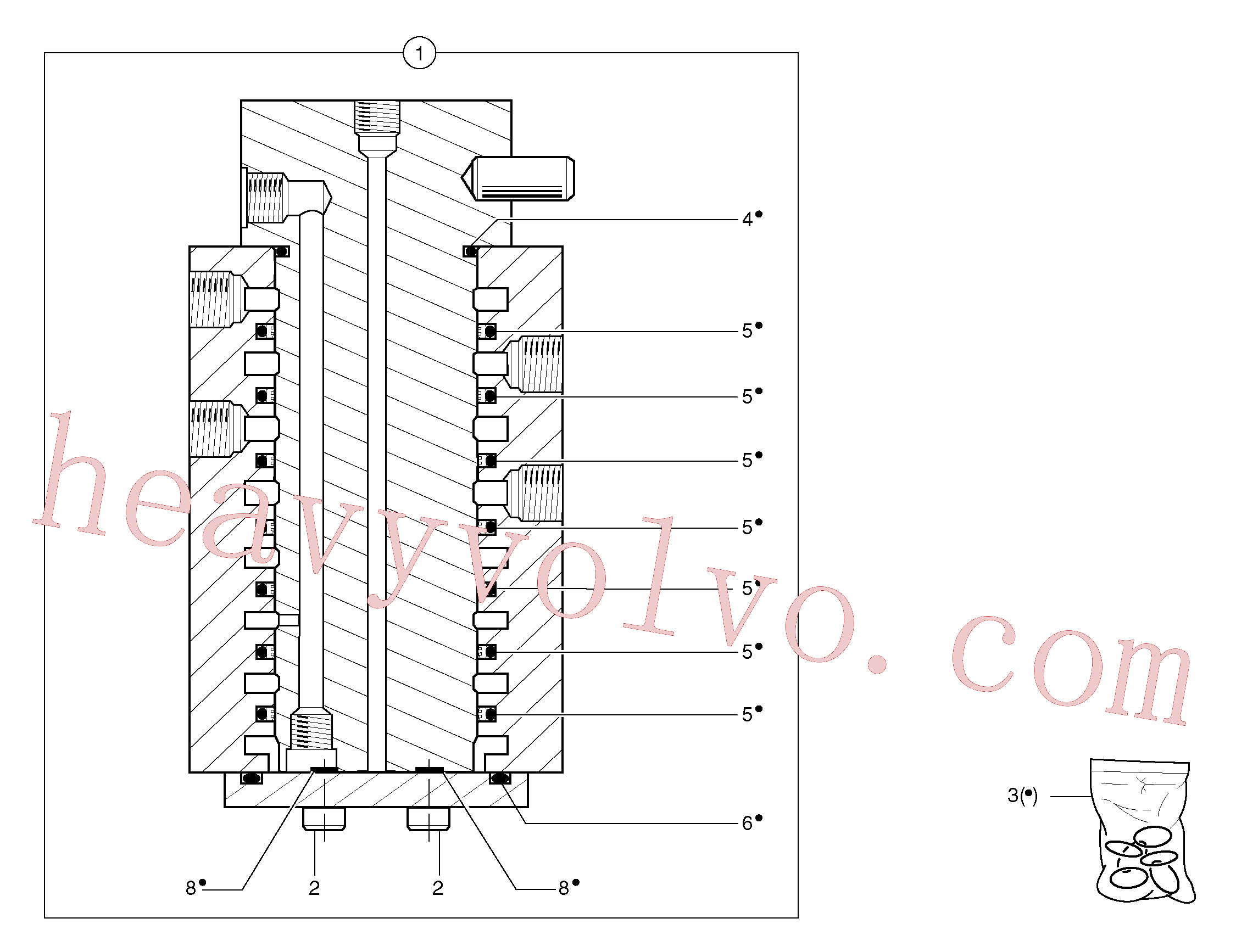 PJ7450482 for Volvo Swivel joint(443AY1 assembly)