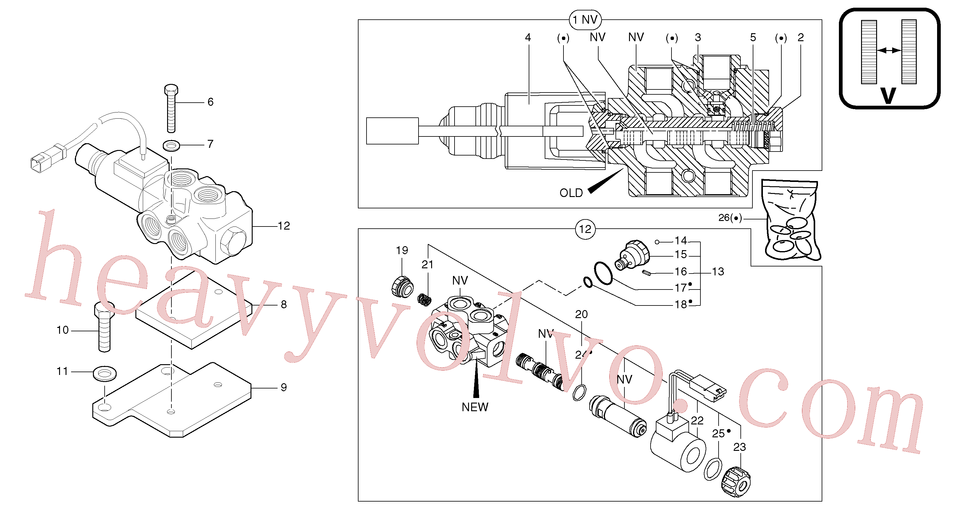 PJ7415279 for Volvo Selector / variable track(91216X2 assembly)