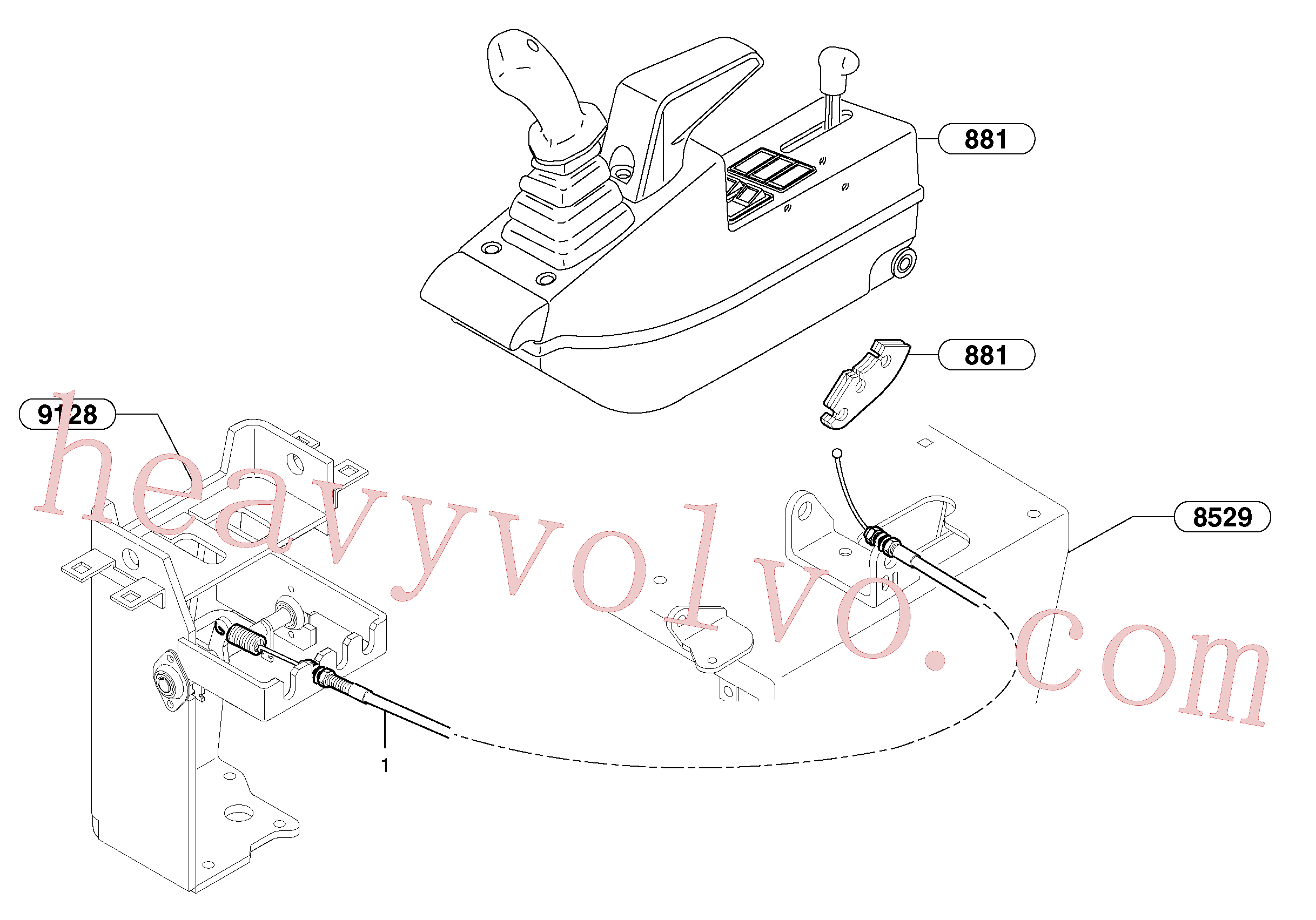 PJ5270590 for Volvo Control lock ( safety system )(91282Y1 assembly)