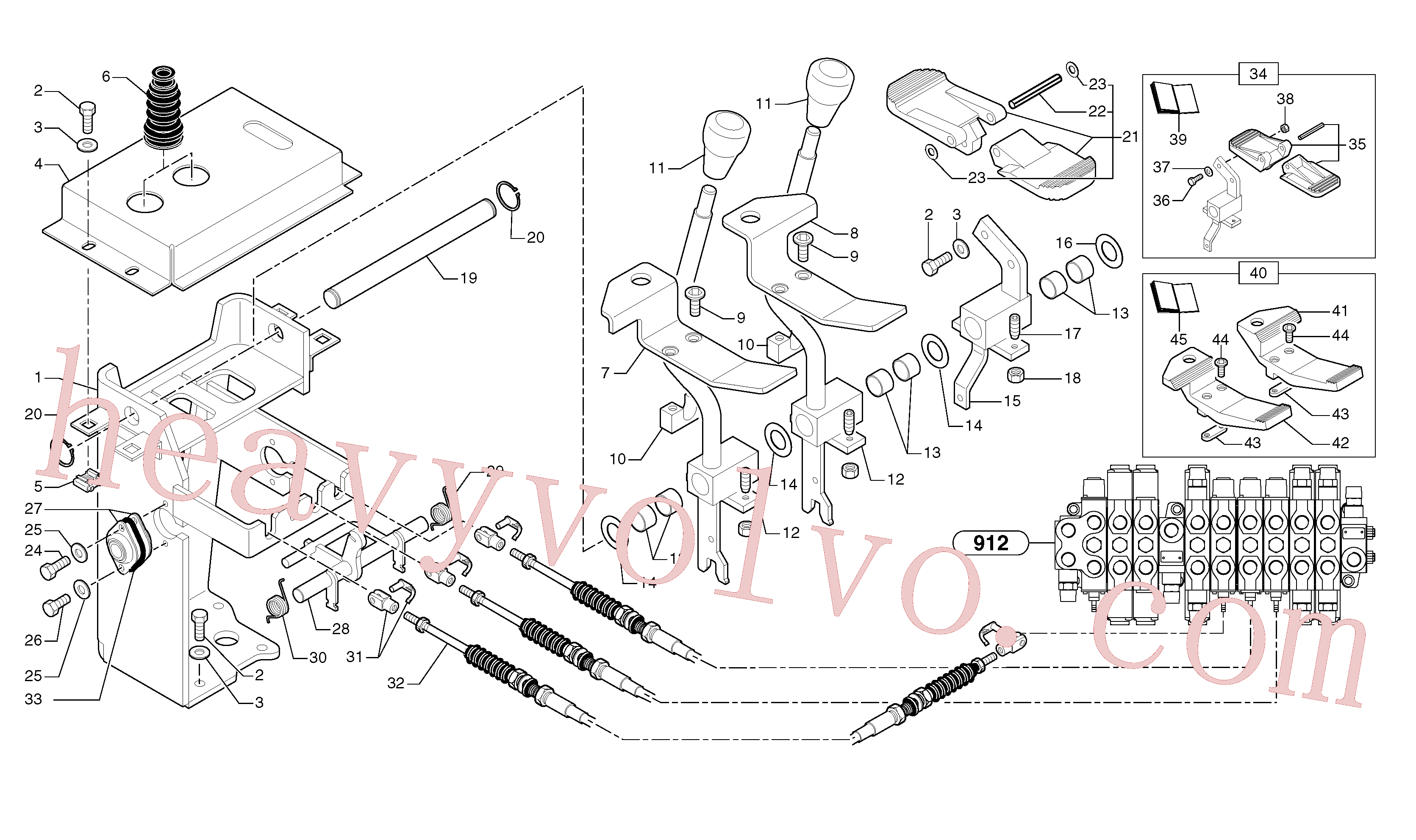 VOE11806126 for Volvo Control levers : steel pedal(9128AY1 assembly)