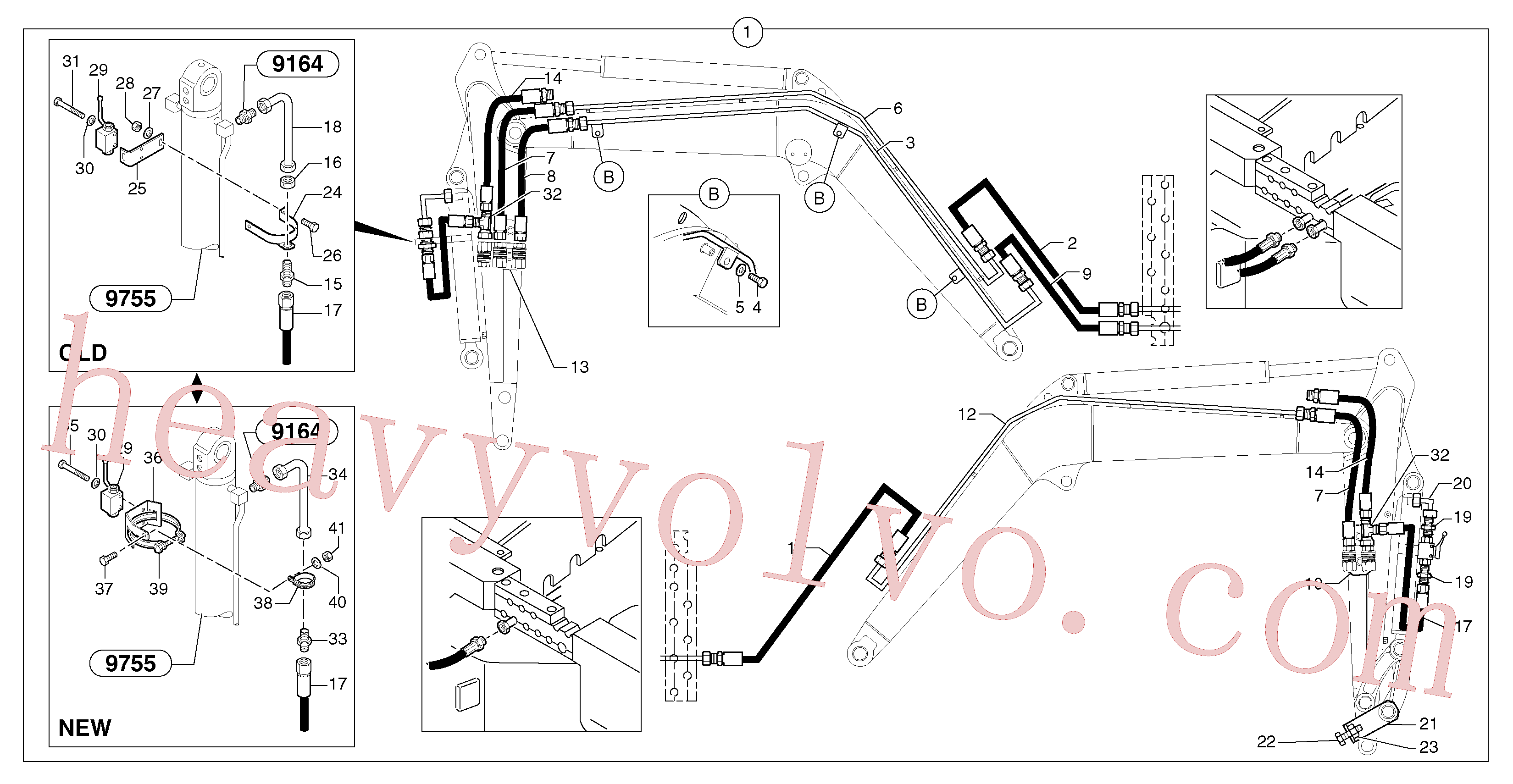 VOE11805895 for Volvo Hydr. circuit. ( attachment ) ( grab jaw )(9165IY1 assembly)