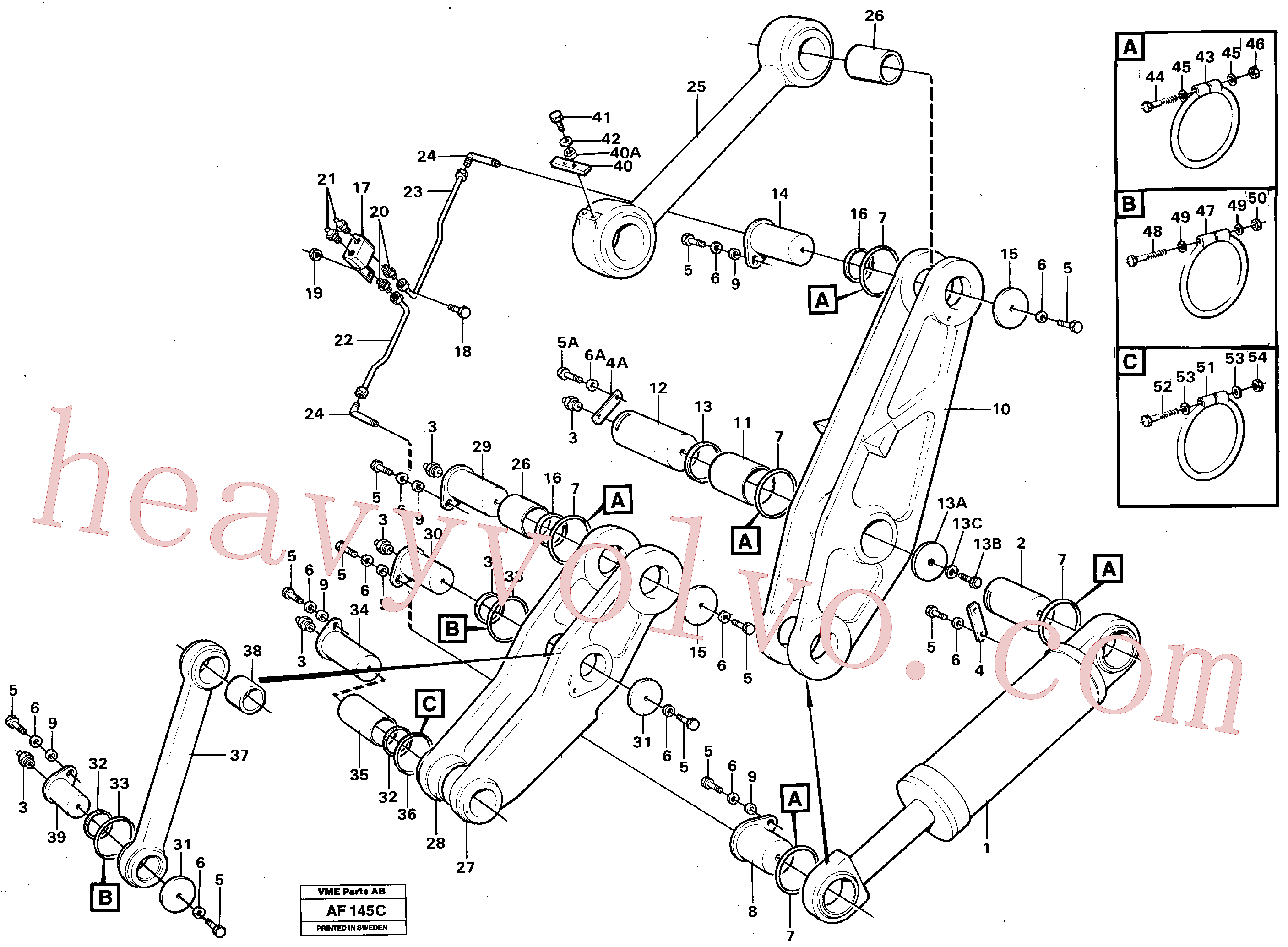 VOE843028 for Volvo Linkage.(AF145C assembly)