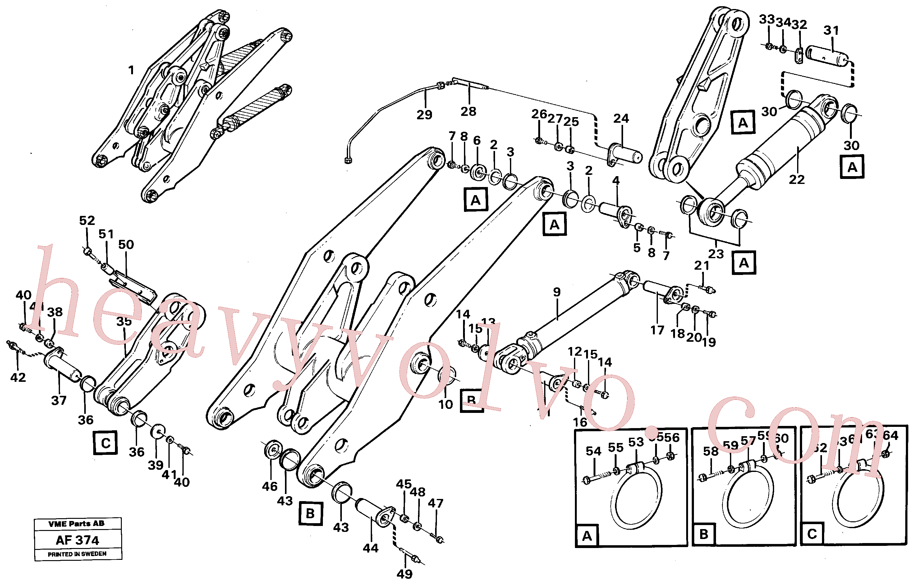 VOE843028 for Volvo Loading unit.(AF374 assembly)