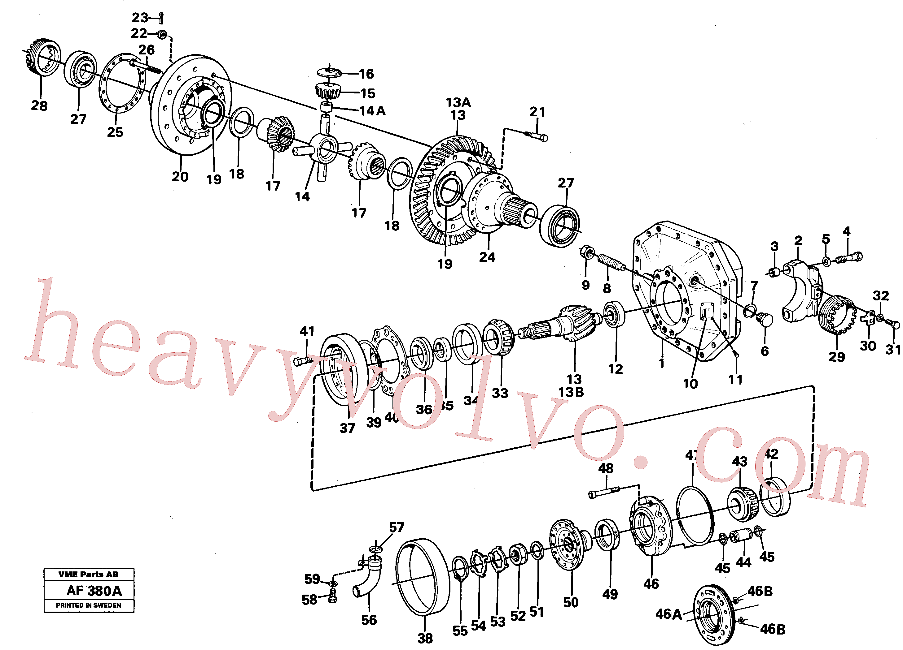 VOE978797 for Volvo Final drive, rear(AF380A assembly)