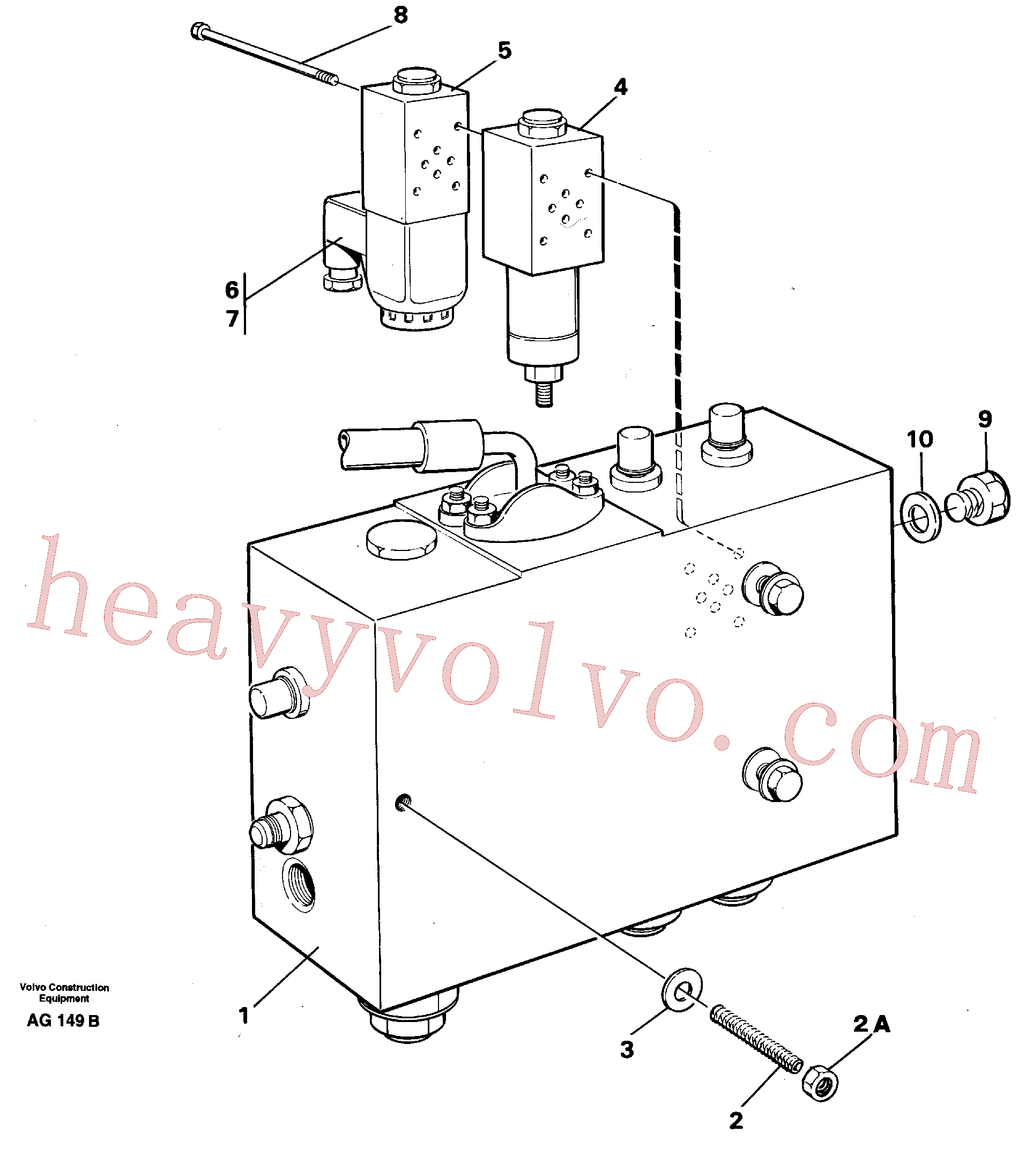 VOE945654 for Volvo Valve body Assembly(AG149B assembly)