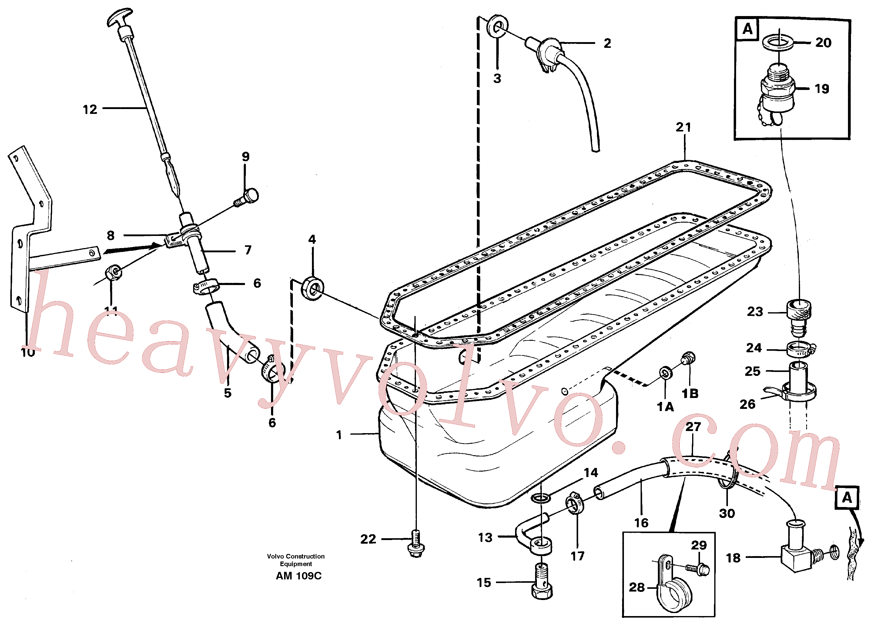 VOE8149606 for Volvo Oil sump(AM109C assembly)