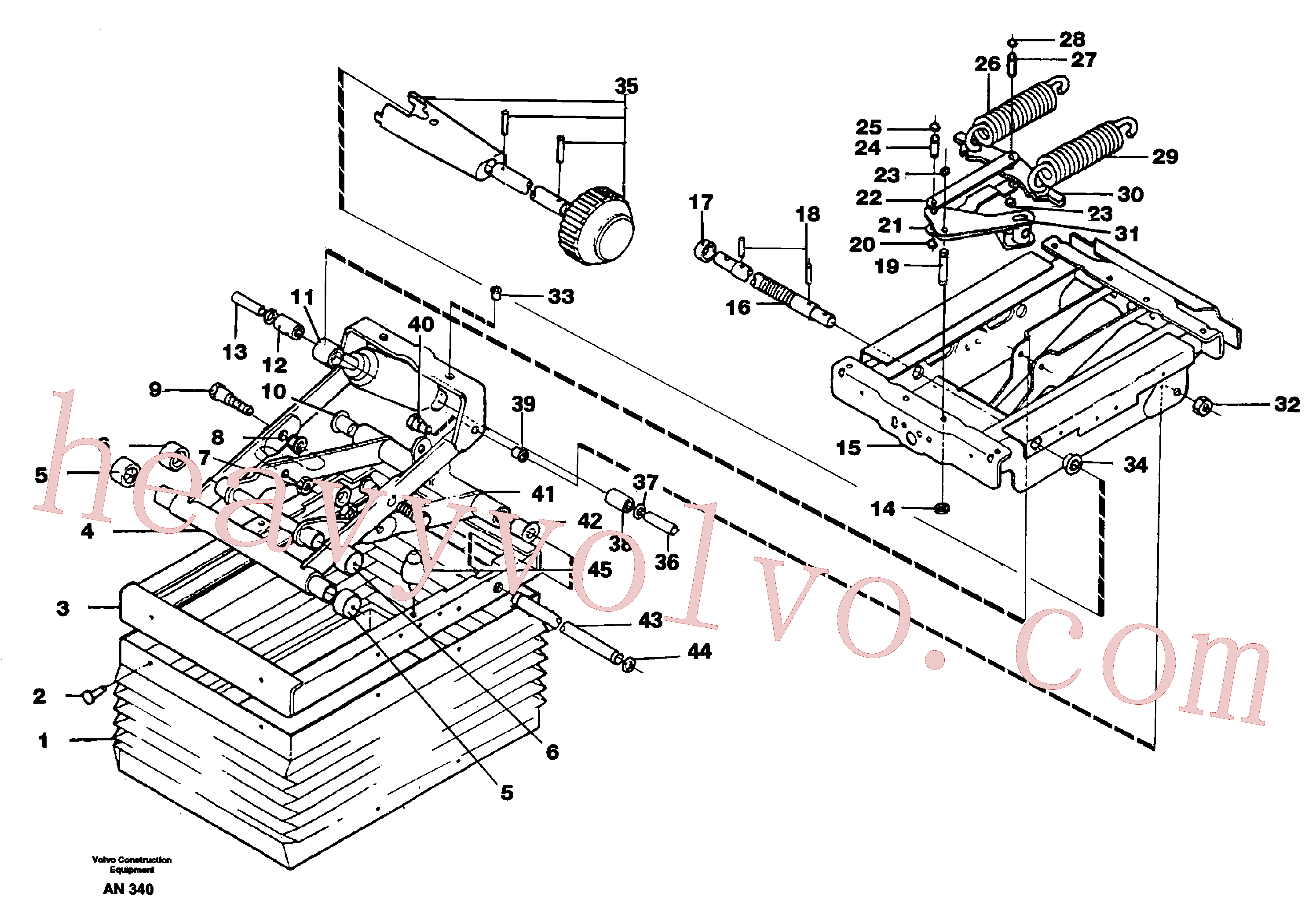 VOE13966237 for Volvo Operator seat Isri(AN340 assembly)