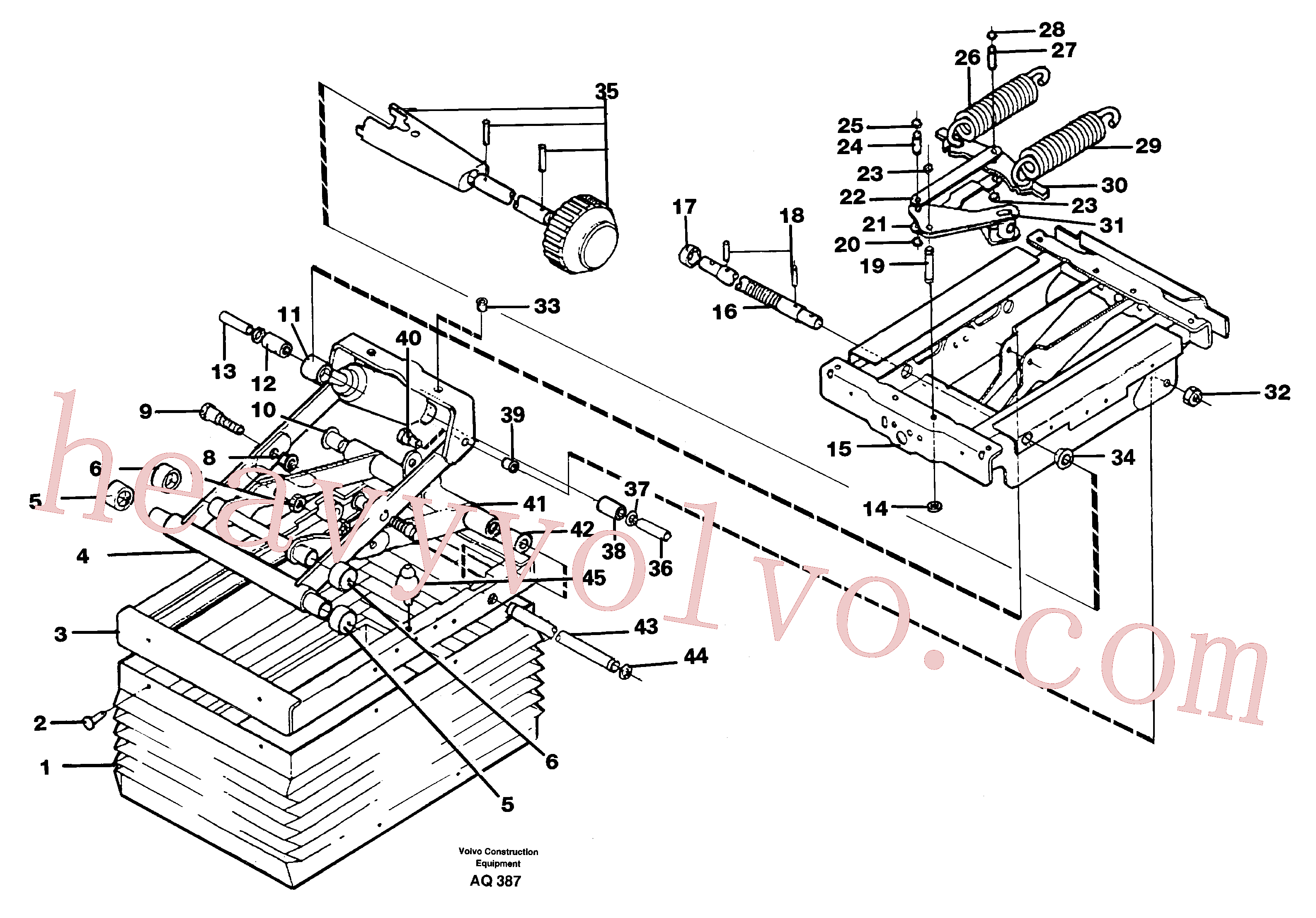 VOE13966237 for Volvo Operator seat Isri(AQ387 assembly)