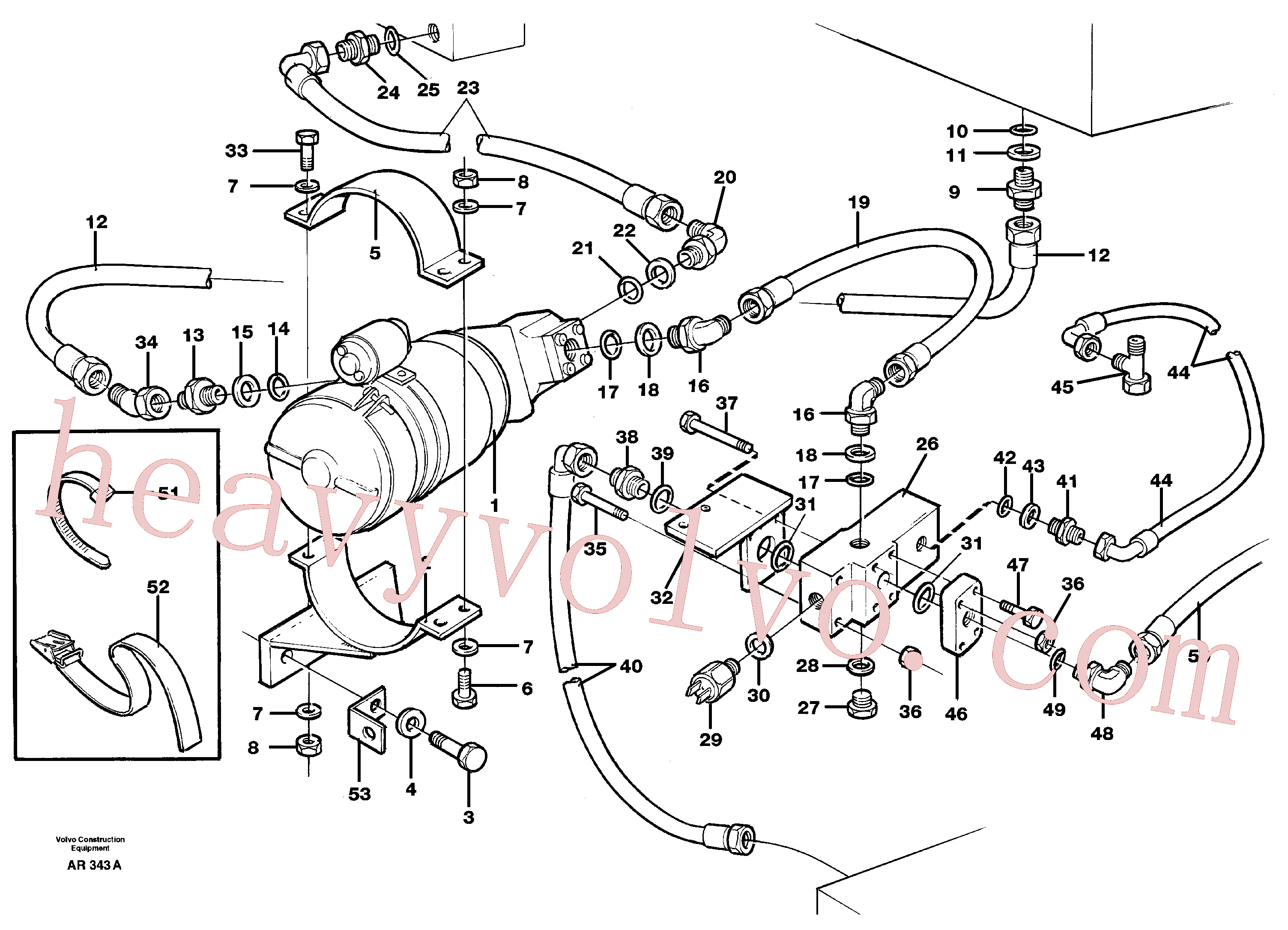 VOE11704105 for Volvo Auxiliary steering system(AR343A assembly)