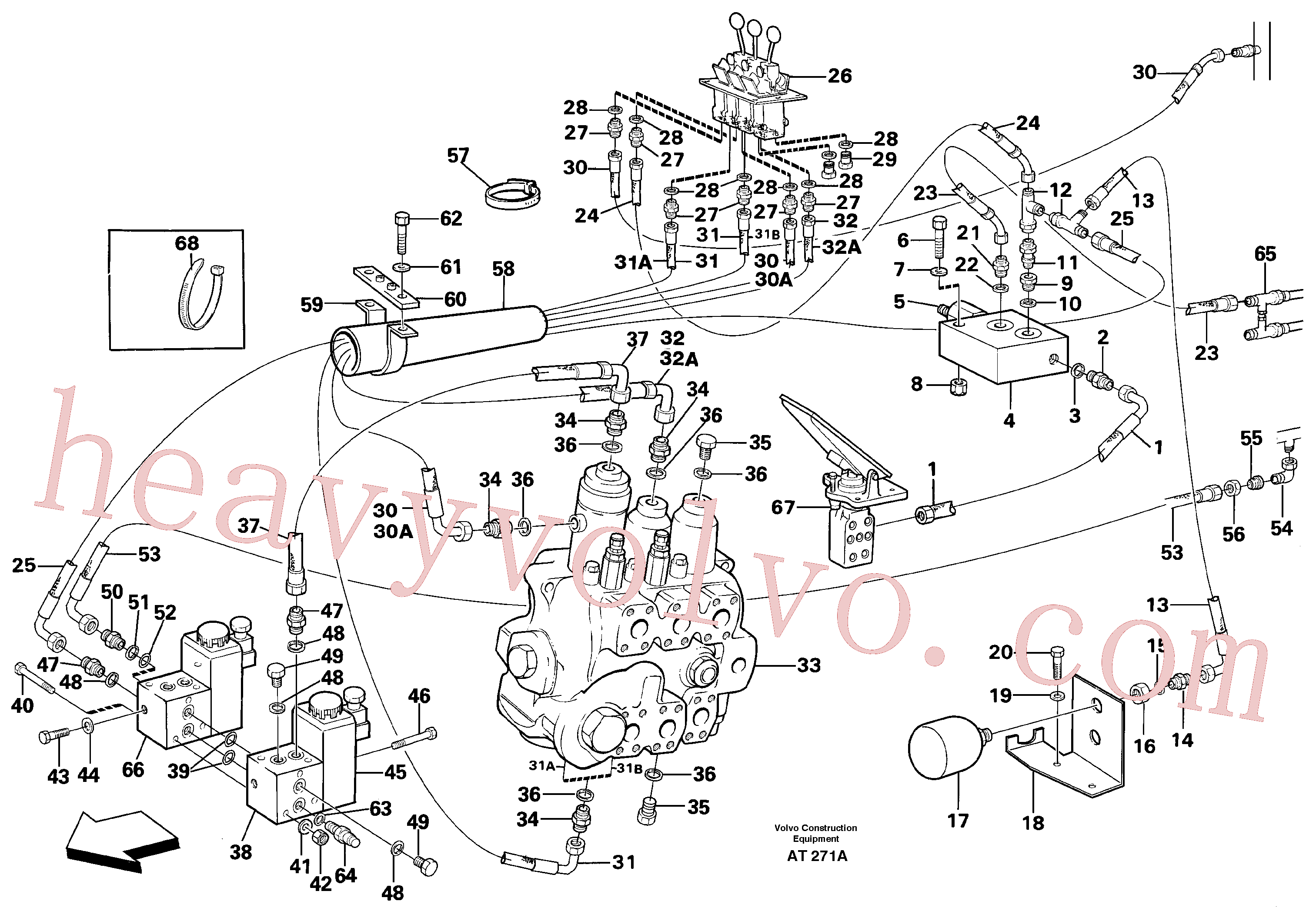 VOE947554 for Volvo Servo - hydraulic(AT271A assembly)