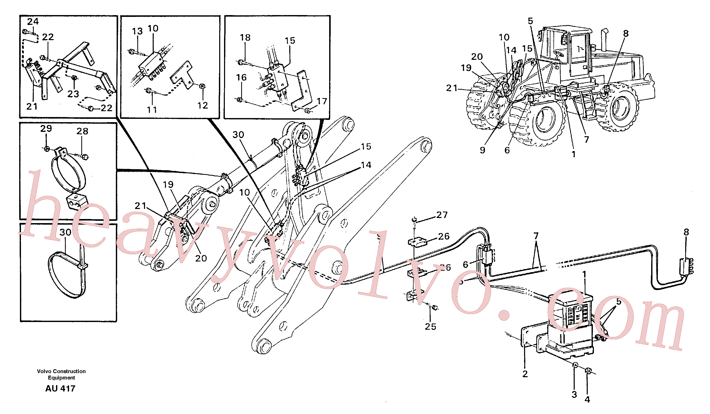 VOE14023230 for Volvo Central lubrication.(AU417 assembly)