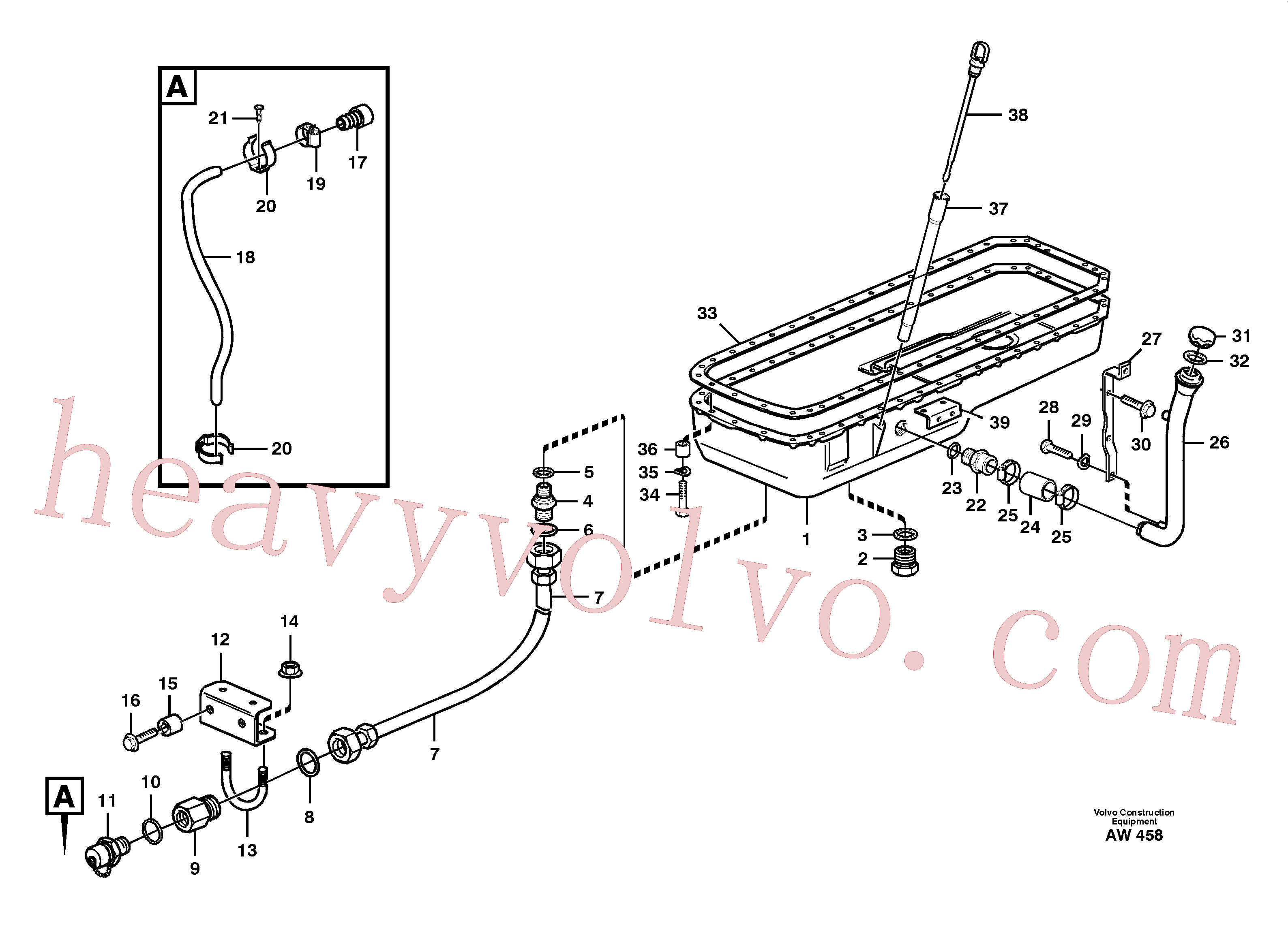 VOE11130269 for Volvo Oil sump(AW458 assembly)