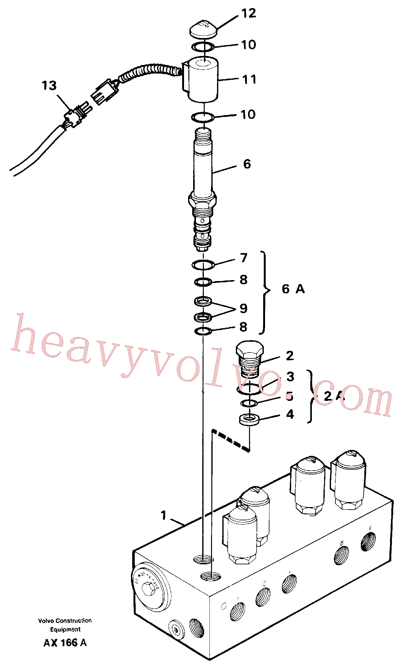 VOE12743392 for Volvo Solenoid valve(AX166A assembly)