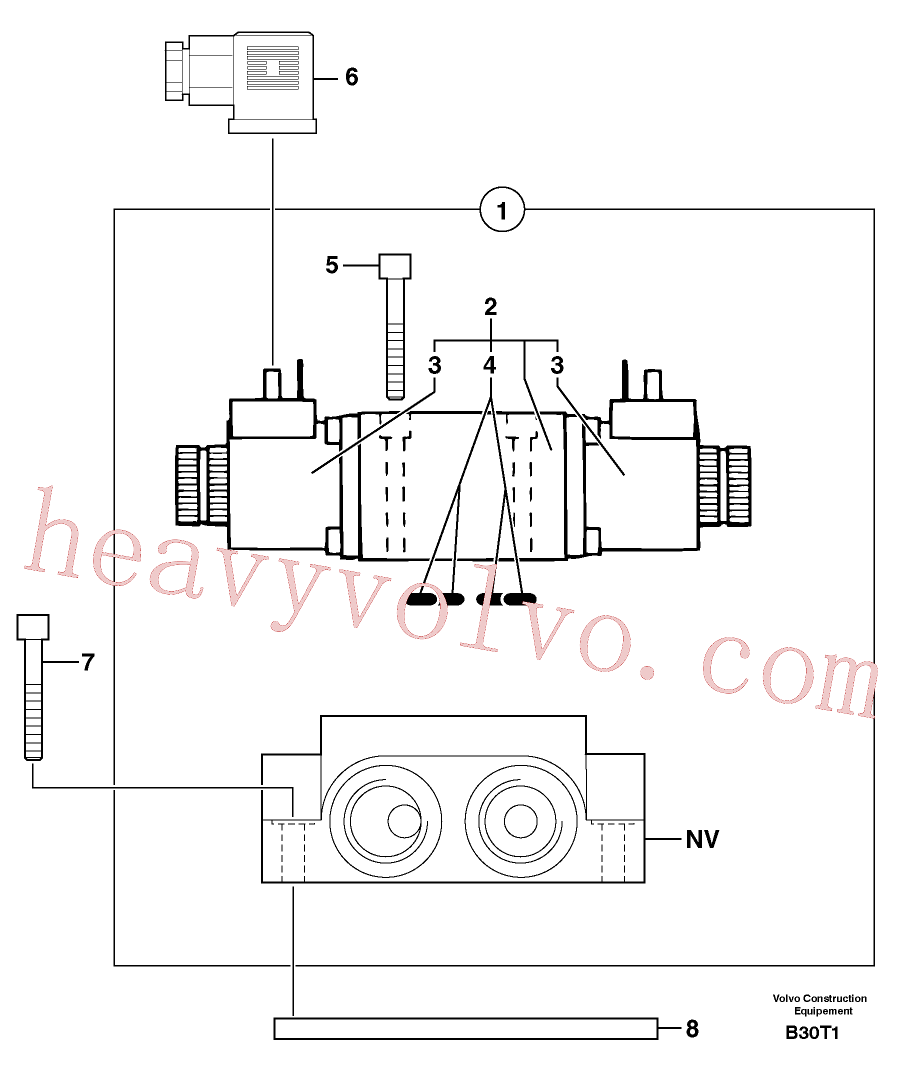 PJ5220026 for Volvo Electrovalve : stabiliser(B30T1 assembly)