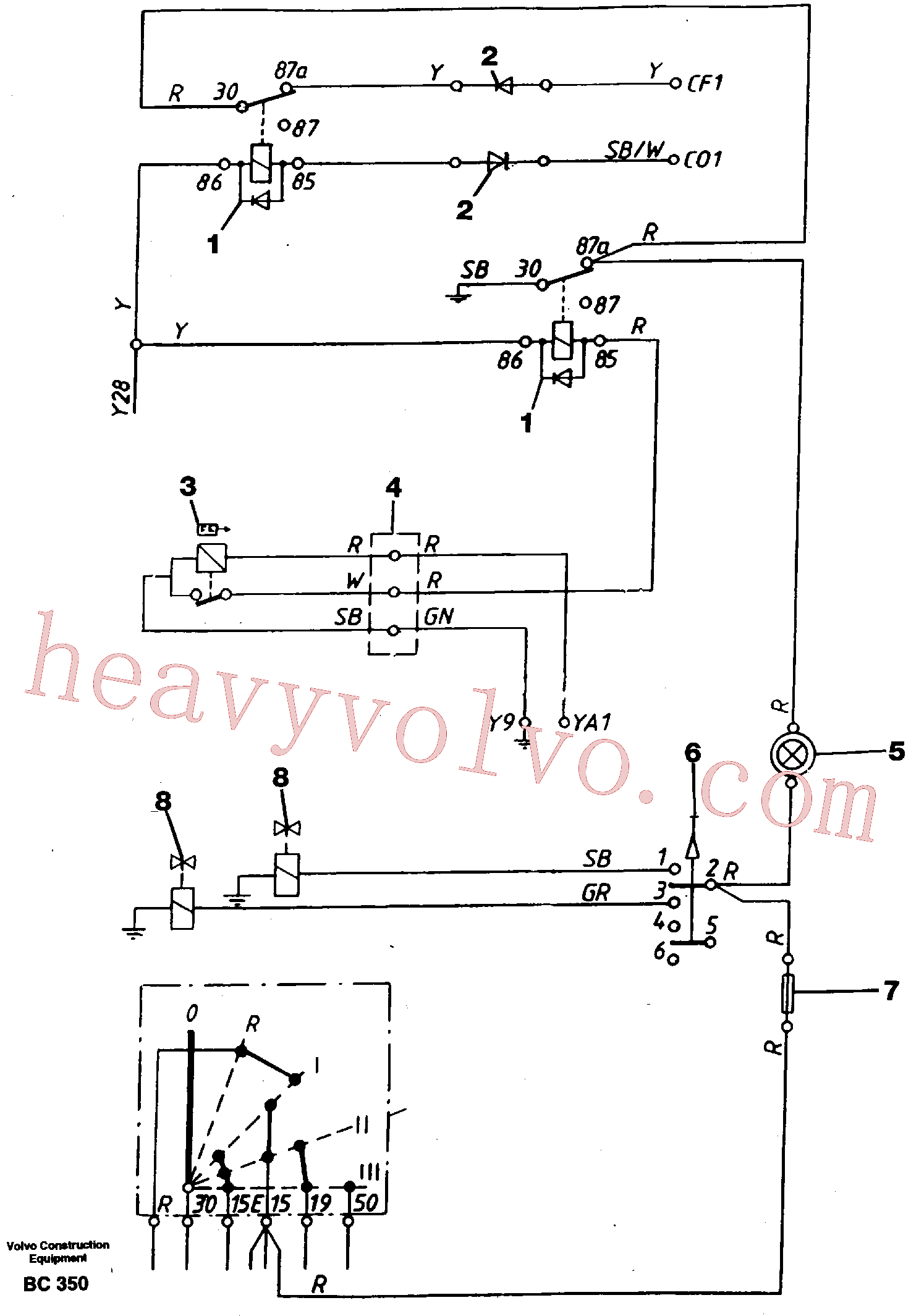 VOE14213490 for Volvo Electrical system(BC350 assembly)