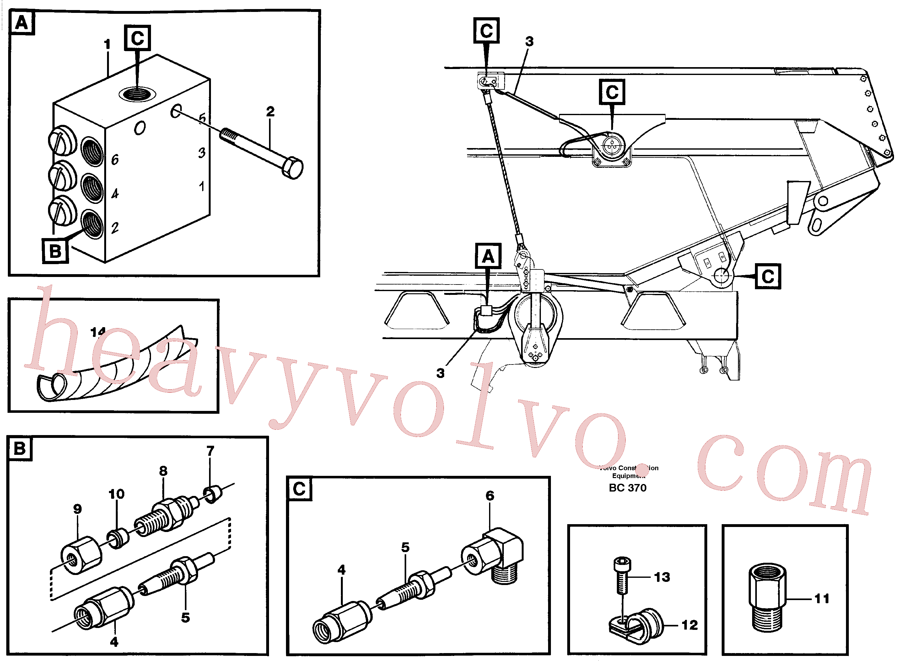 VOE14214029 for Volvo Central lubrication(BC370 assembly)