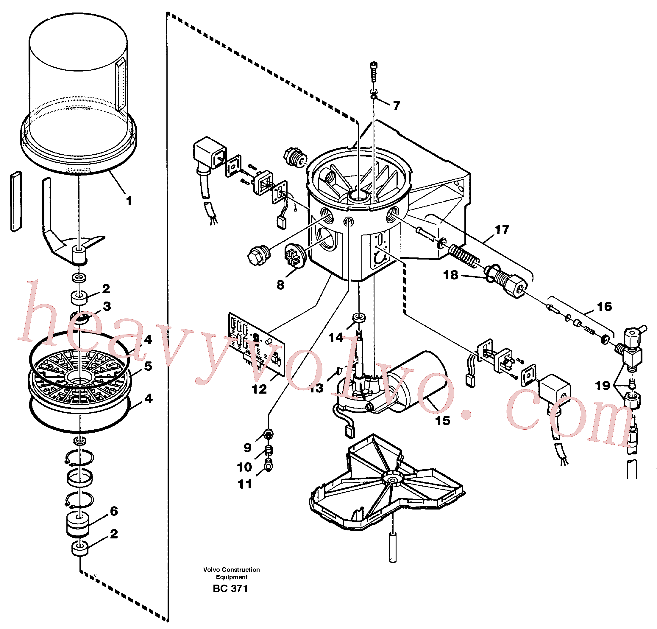 RM14289391 for Volvo Pump(BC371 assembly)