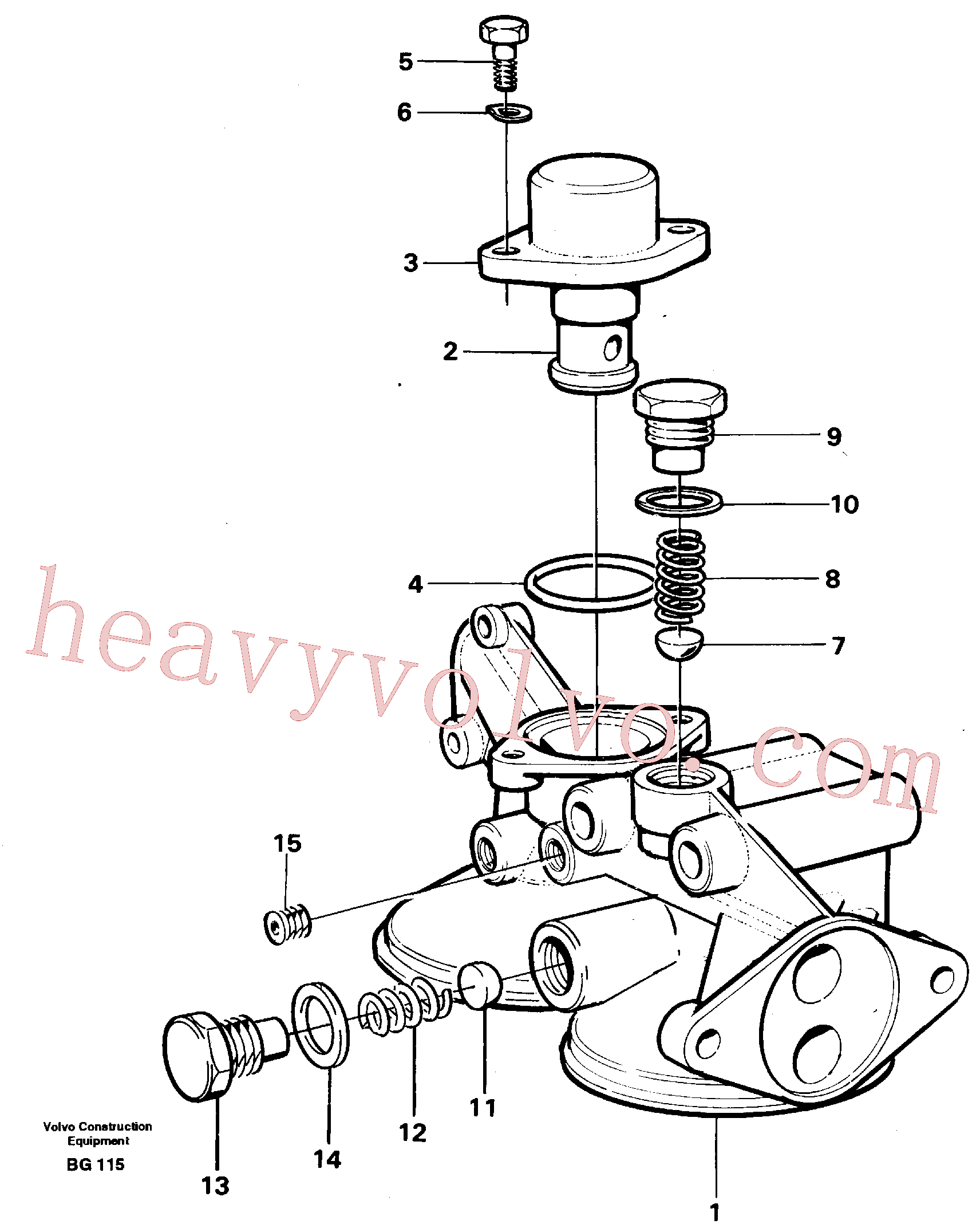 VOE940094 for Volvo Oil filter housing(BG115 assembly)