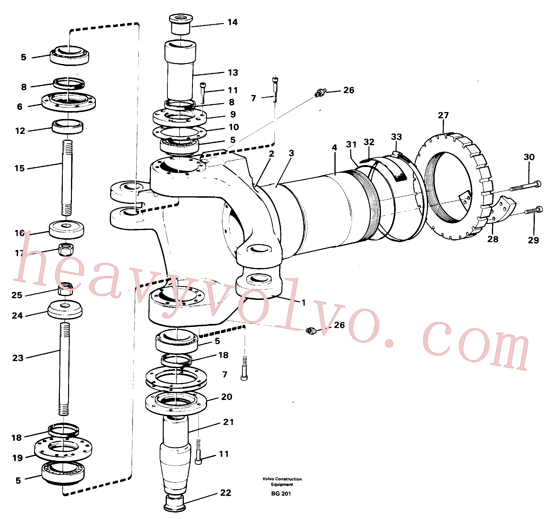 VOE11708115 for Volvo Frame link(BG201 assembly)