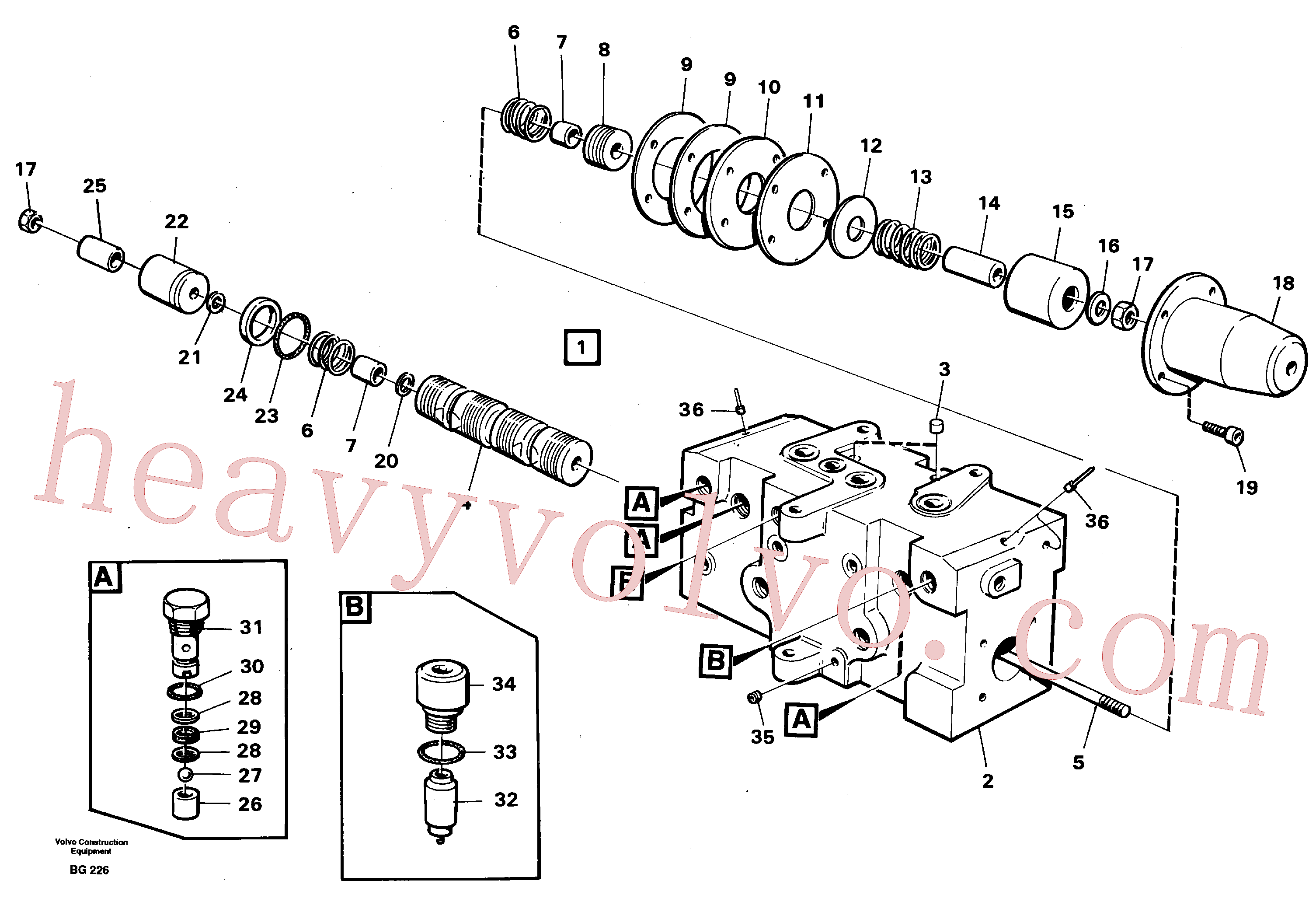 VOE942314 for Volvo Steering unit(BG226 assembly)