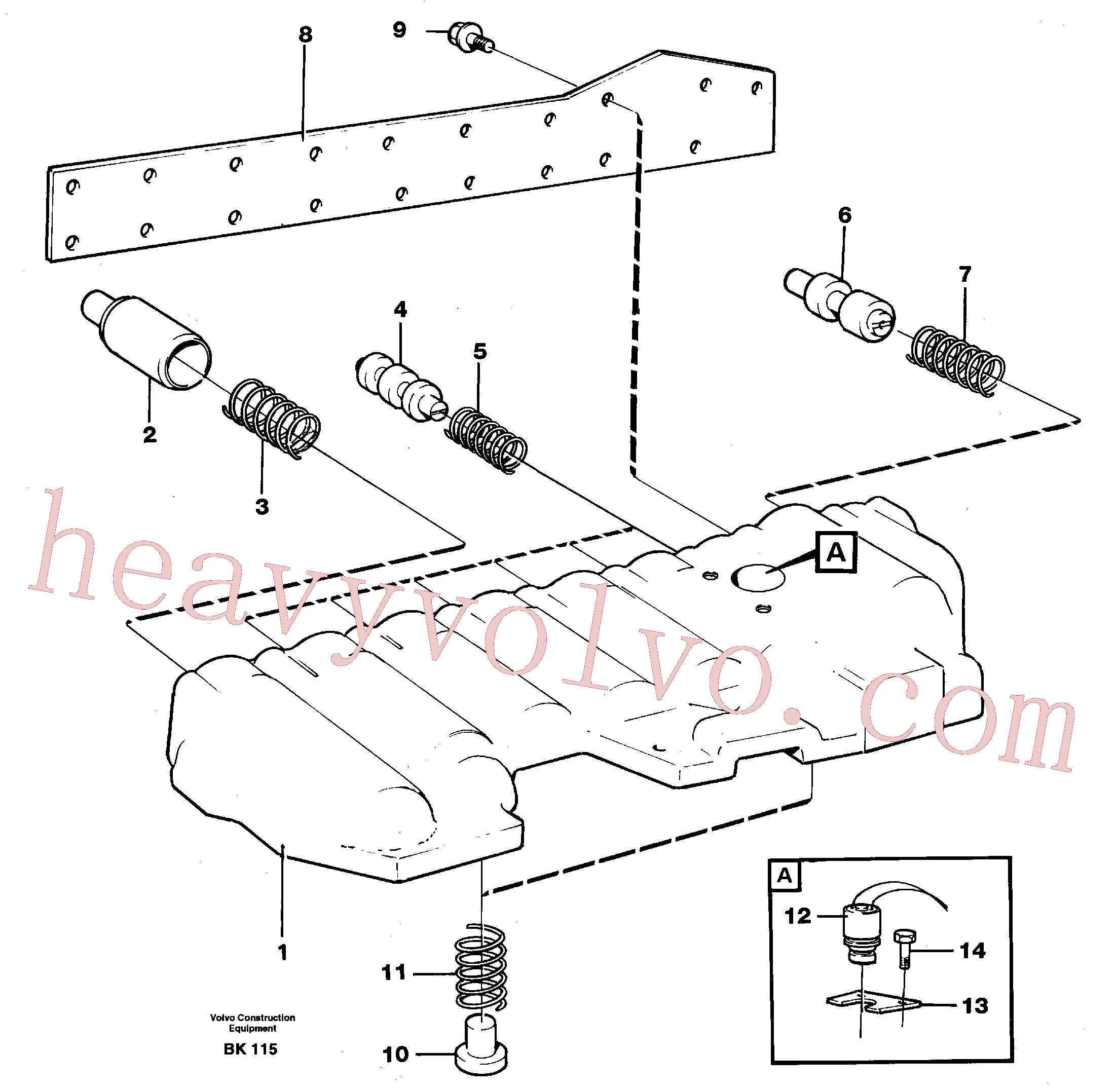 VOE968016 for Volvo Modulated valve(BK115 assembly)