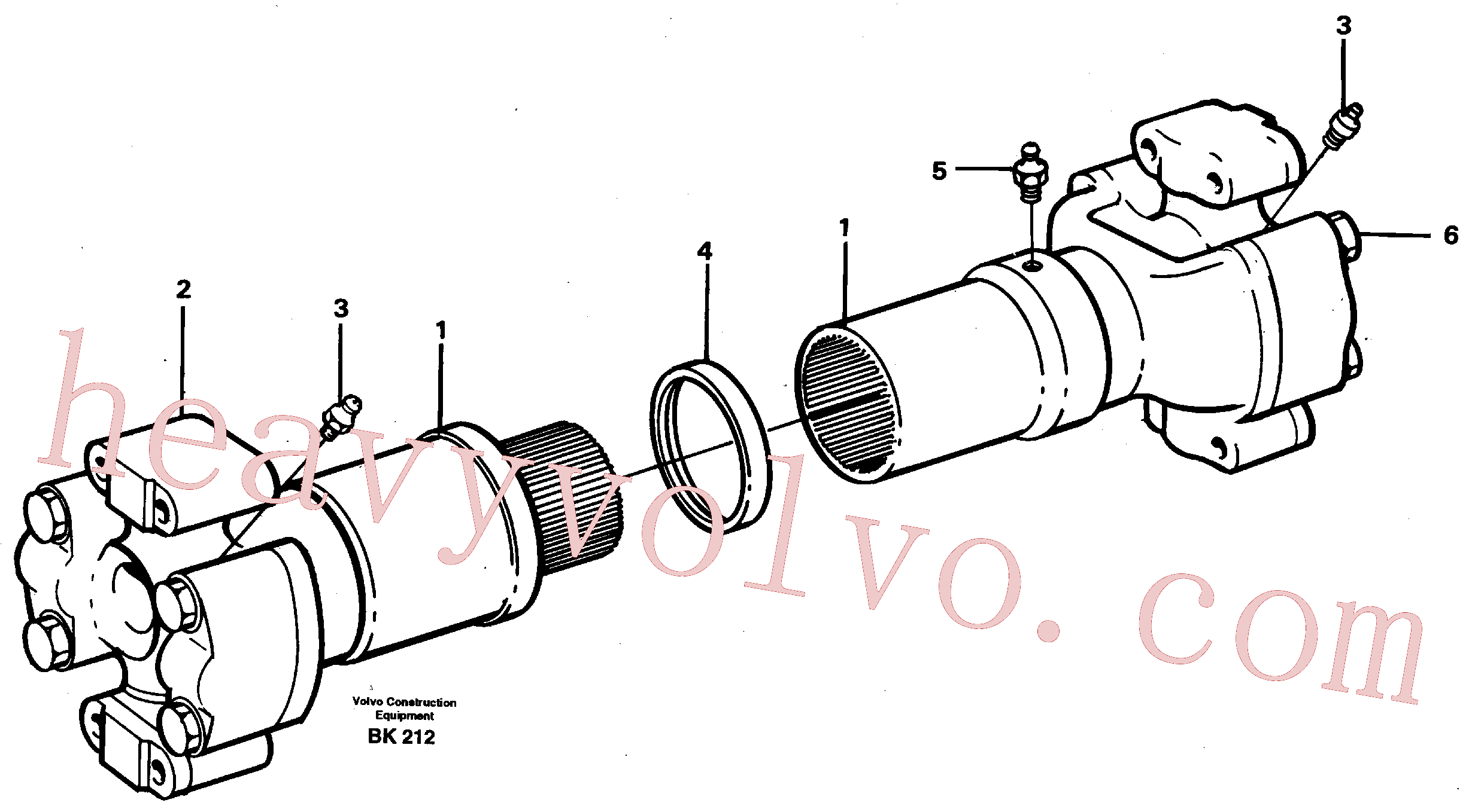 VOE11701339 for Volvo Propeller shaft(BK212 assembly)