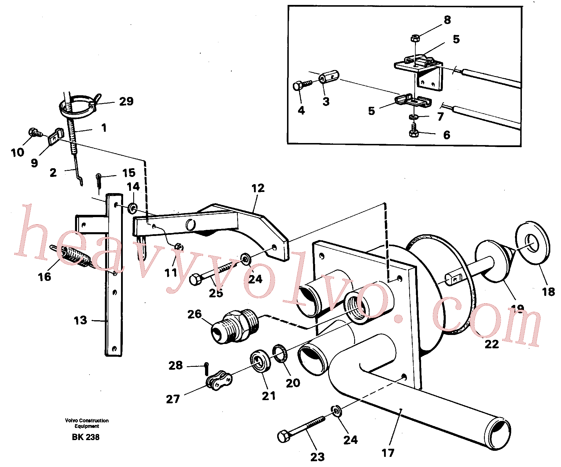 VOE907838 for Volvo Shut-off valve(BK238 assembly)