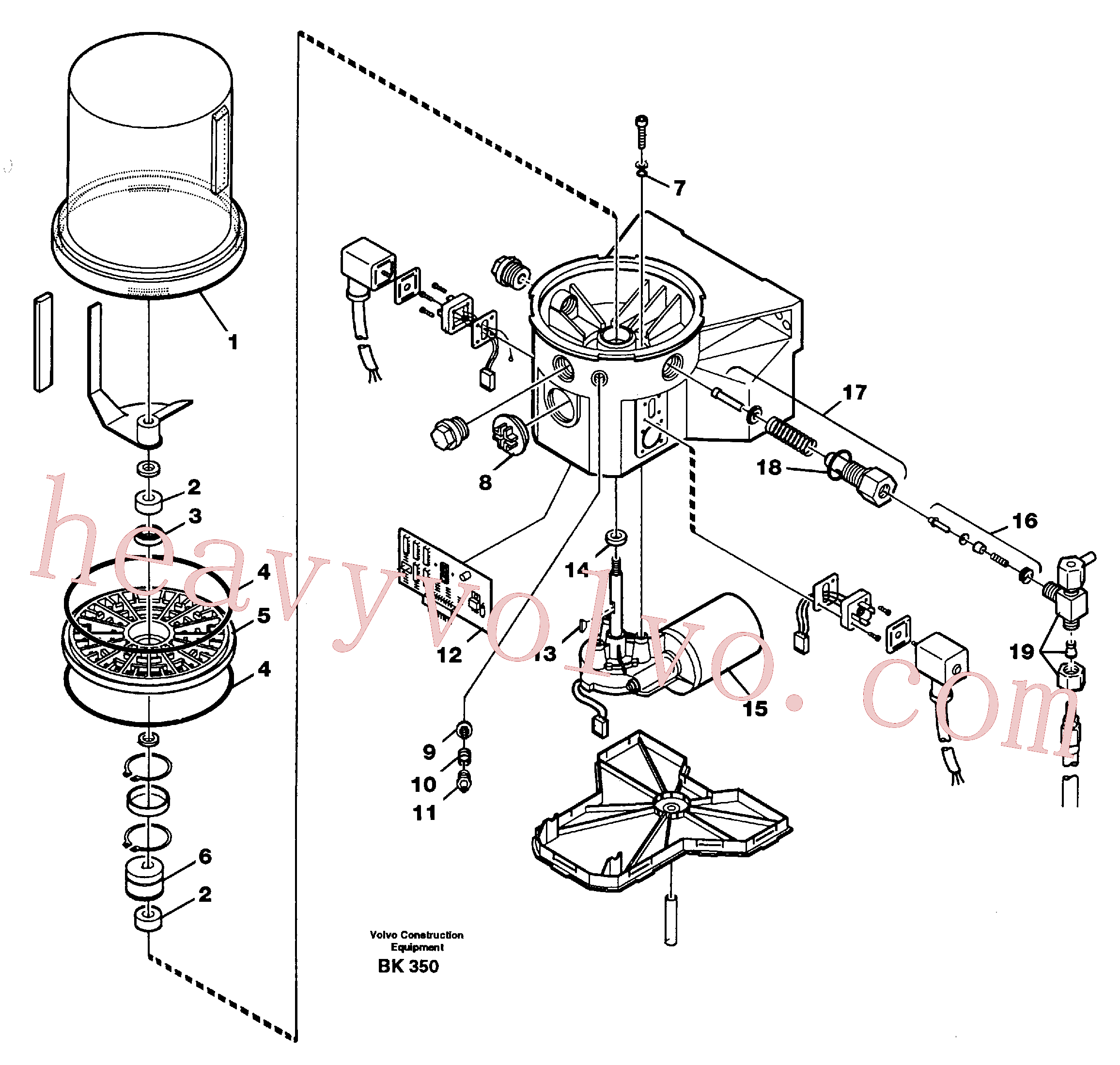 RM14289391 for Volvo Pump(BK350 assembly)