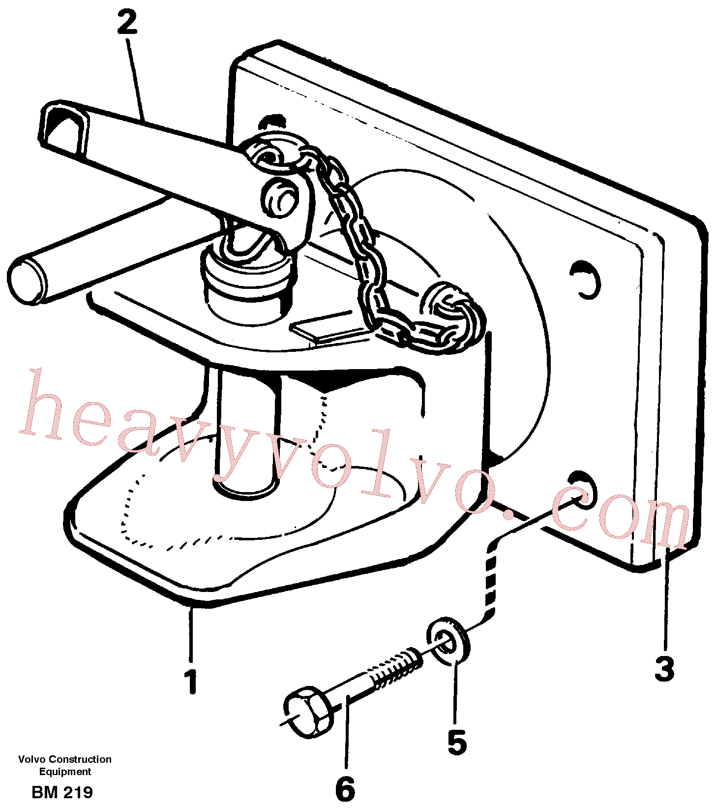 VOE955390 for Volvo Towing brace(BM219 assembly)