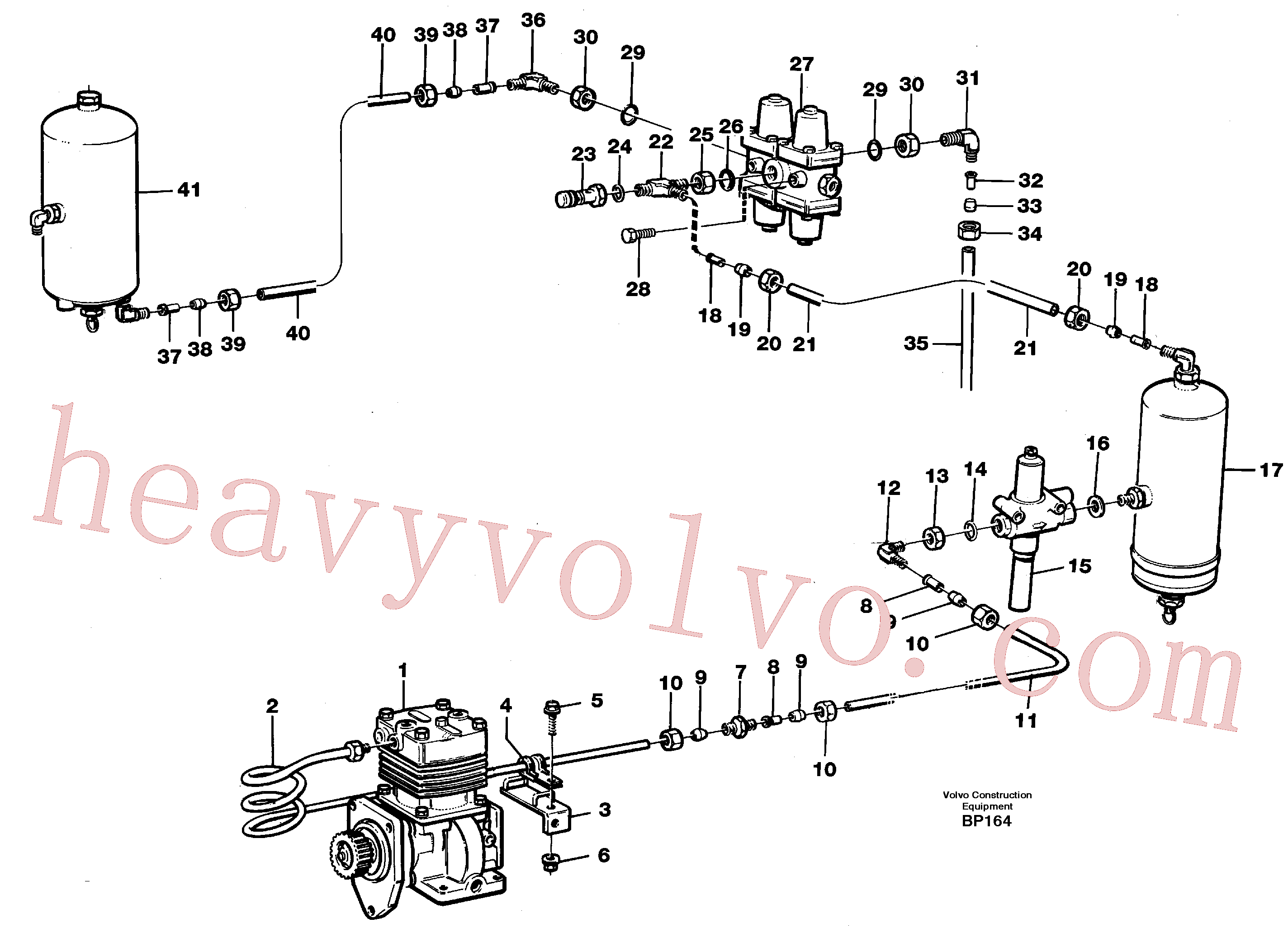 VOE13966412 for Volvo Feed lines, wet tank and regulator(BP164 assembly)