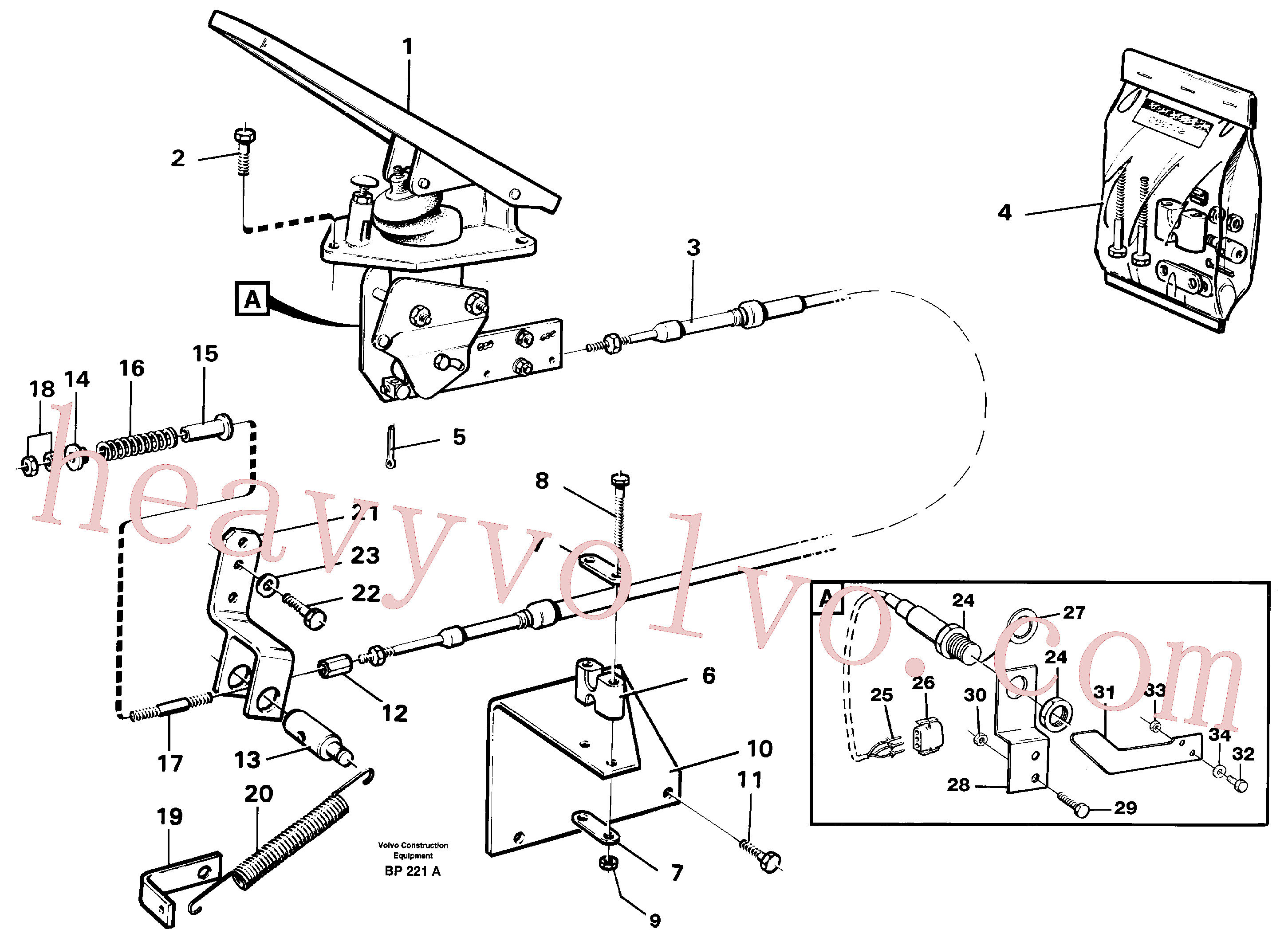 VOE996061 for Volvo Regulator control(BP221A assembly)