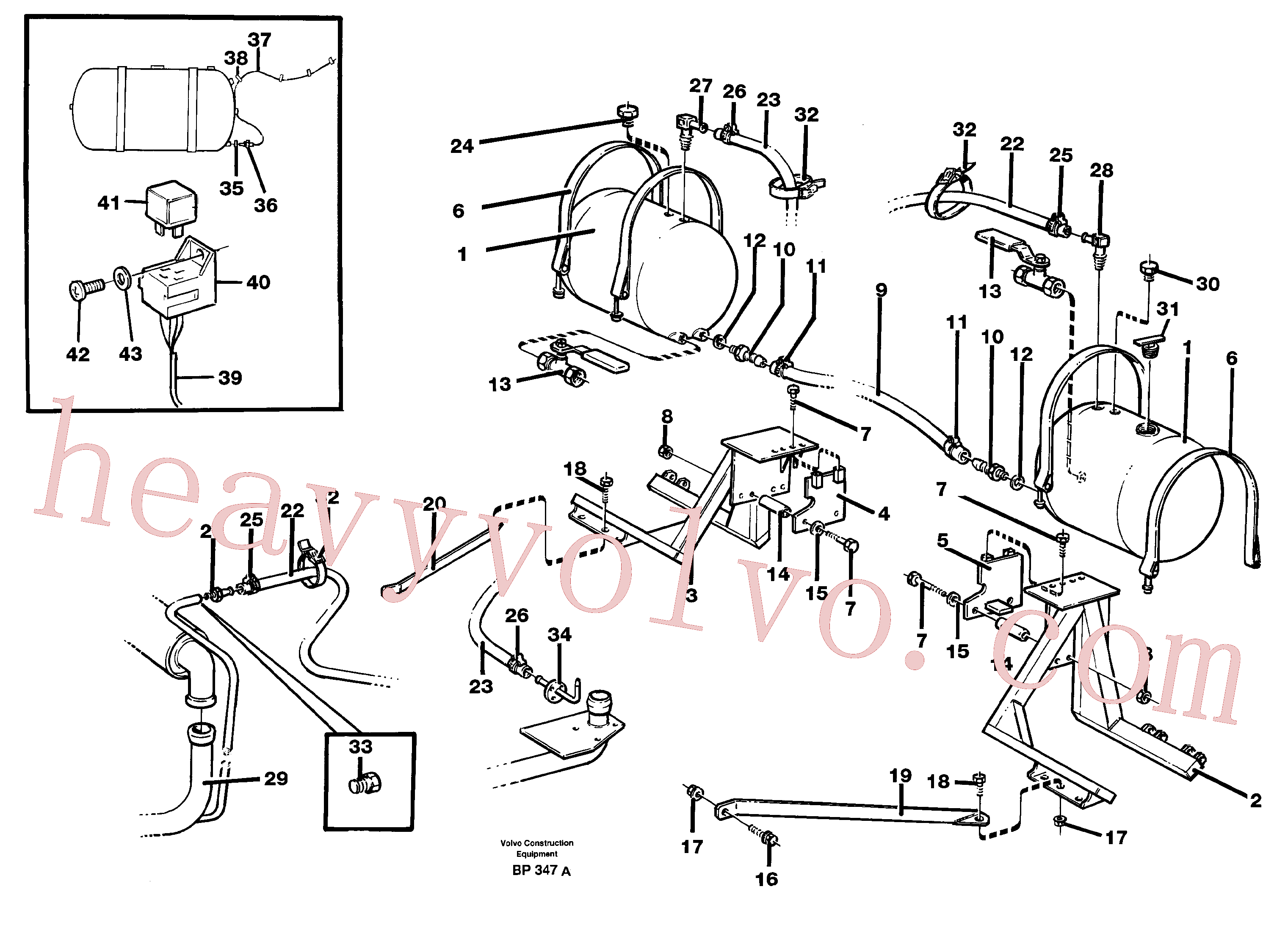 VOE942839 for Volvo Exhaust gas purification(BP347A assembly)