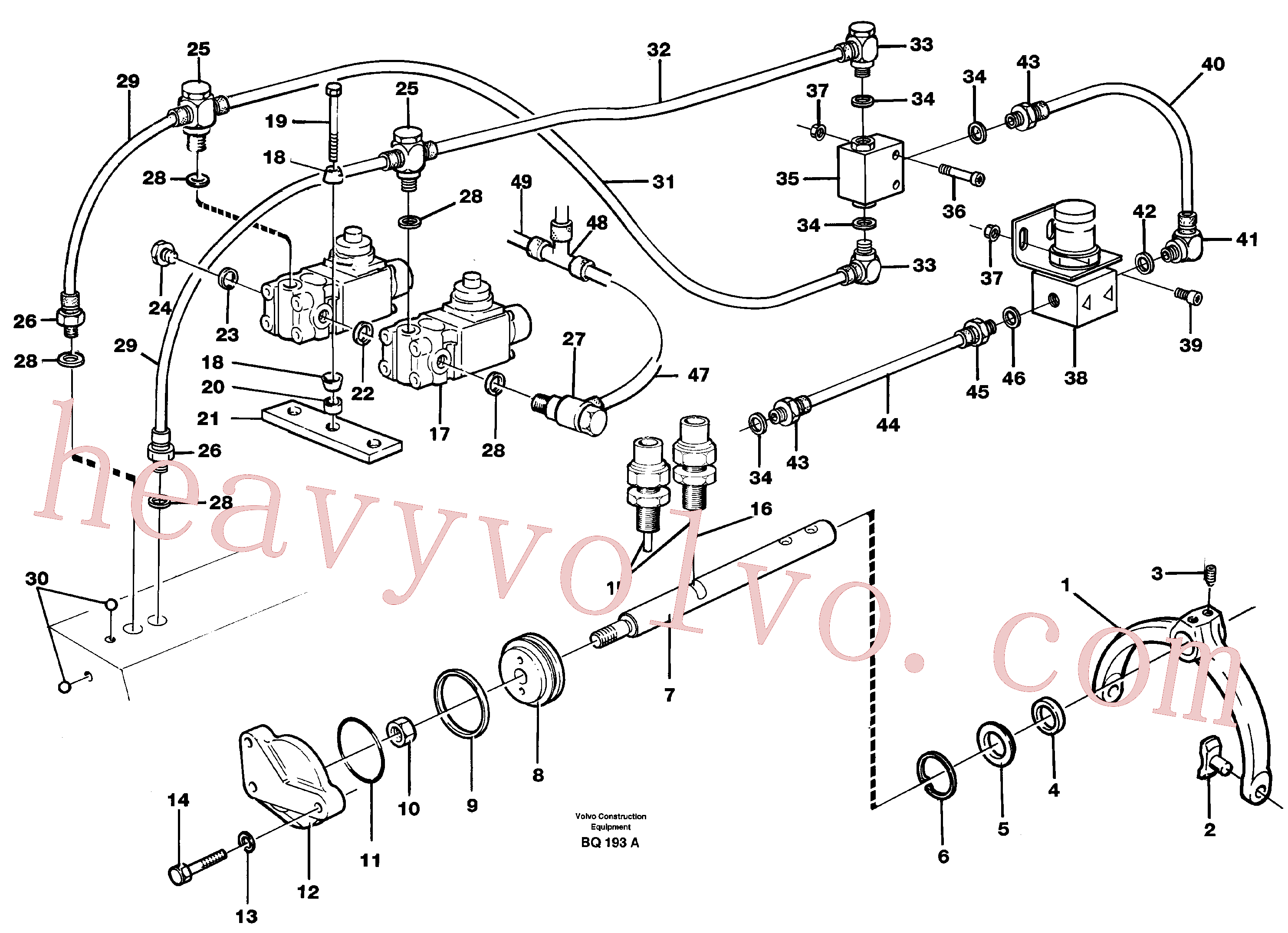 VOE14014634 for Volvo Control for high and low gear(BQ193A assembly)