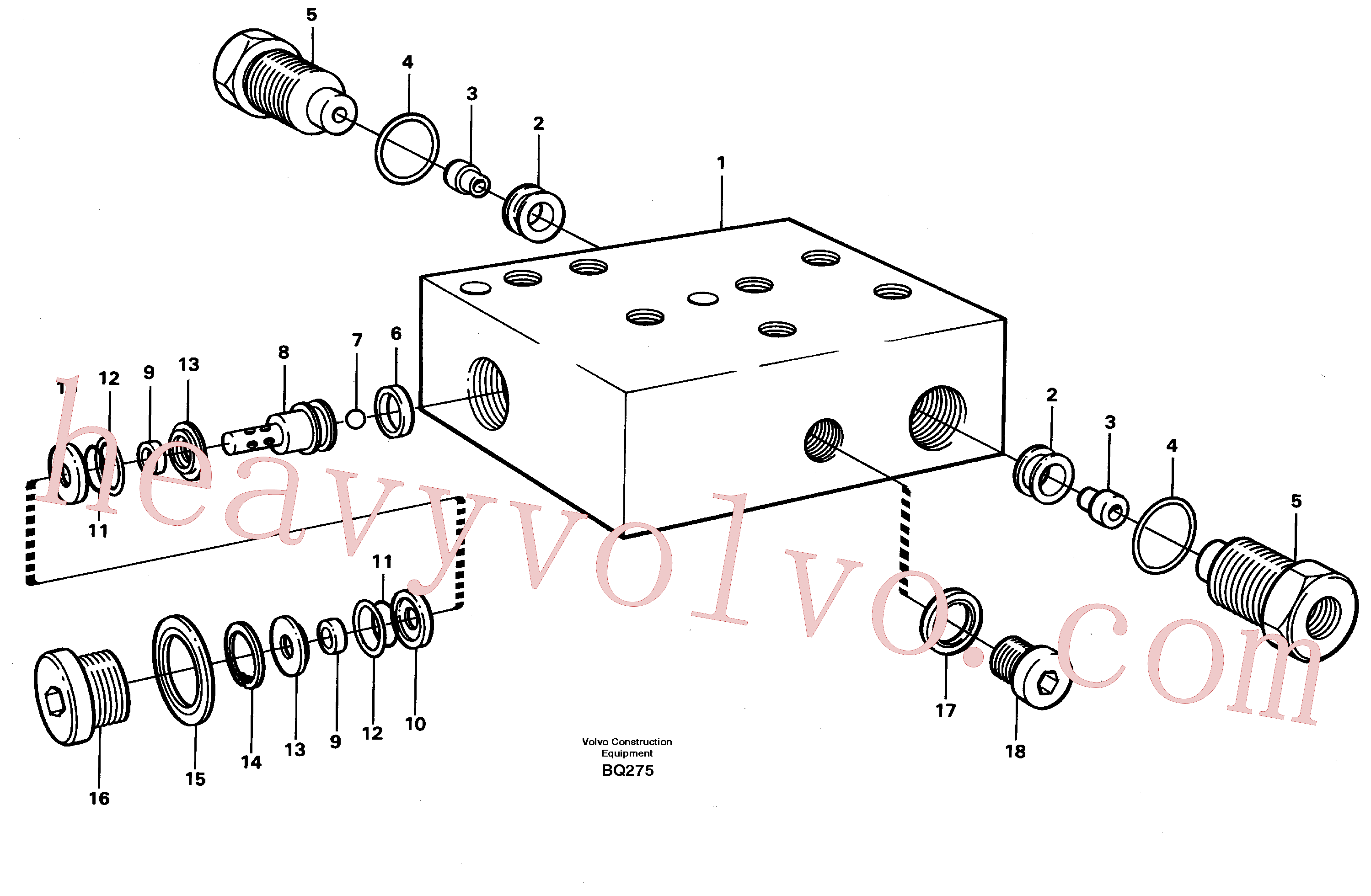 VOE11999445 for Volvo Air valve(BQ275 assembly)