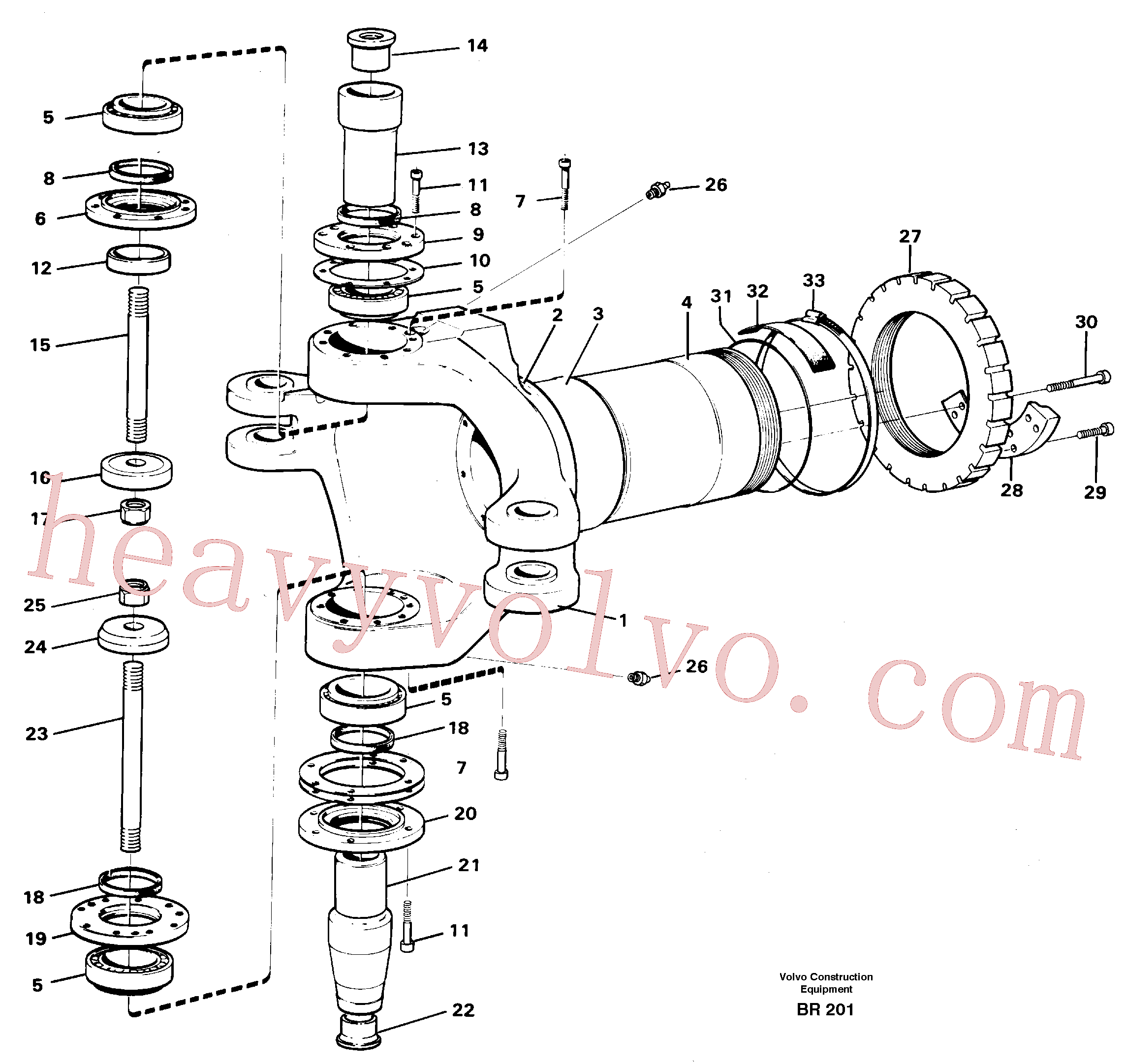 VOE11708115 for Volvo Frame link(BR201 assembly)