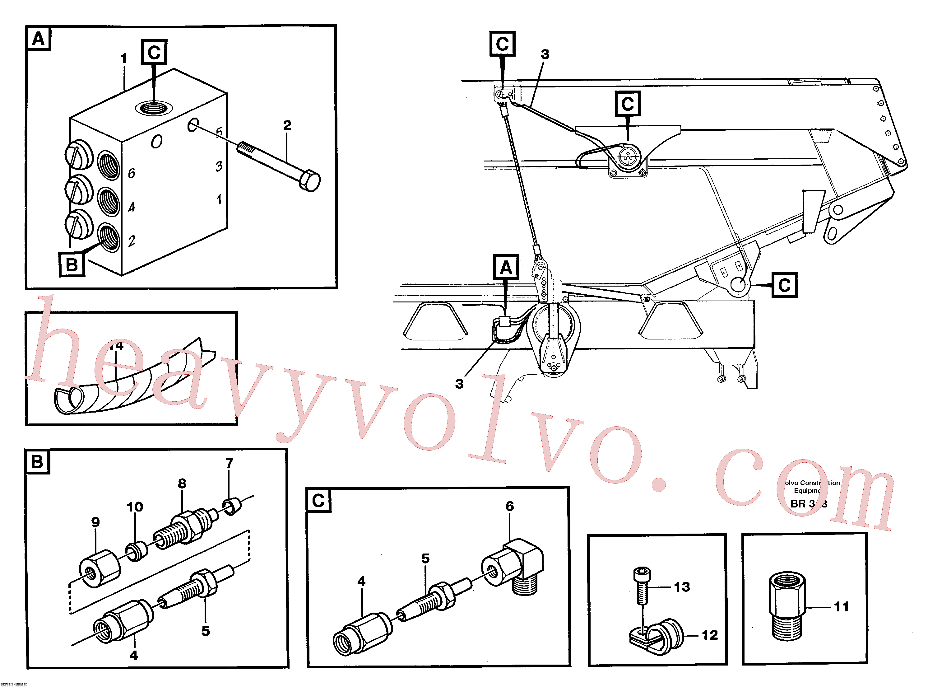 VOE14214040 for Volvo Central lubrication(BR348 assembly)