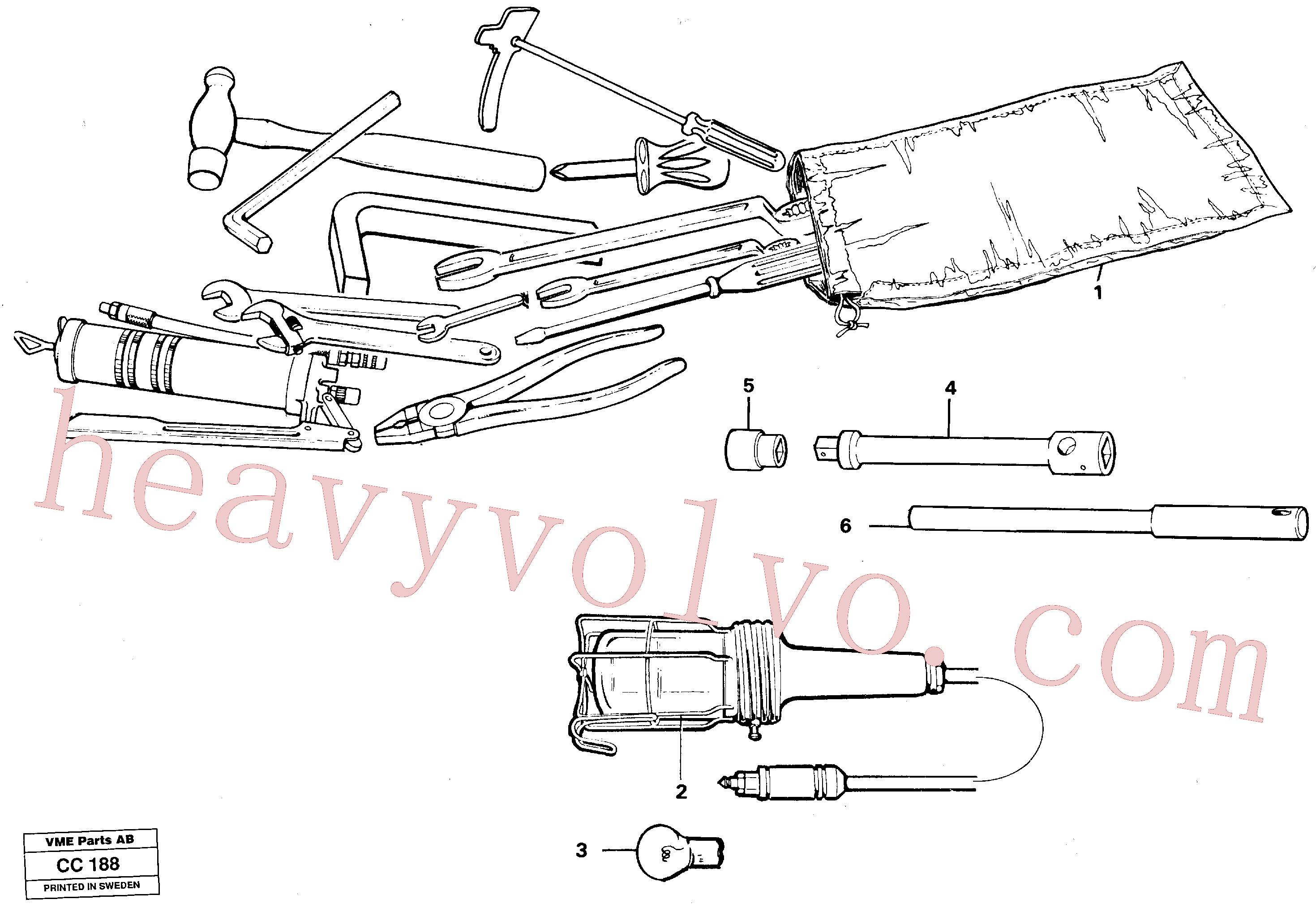 VOE14345171 for Volvo Tools(CC188 assembly)