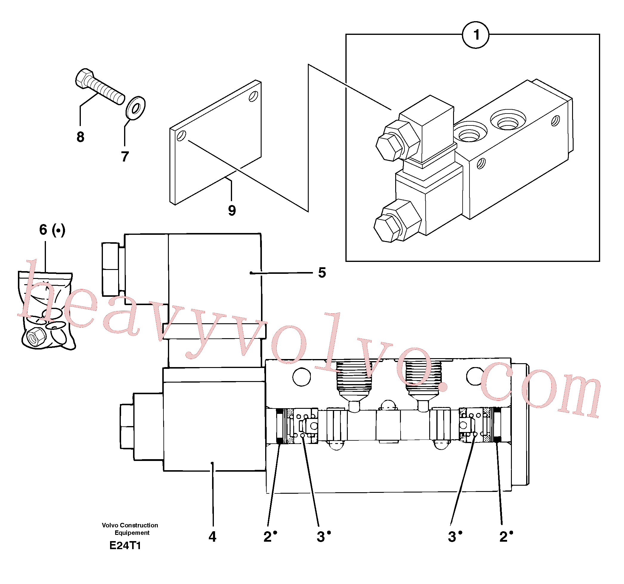 PJ7411604 for Volvo Electrovalve (quickfit )(E24T1 assembly)