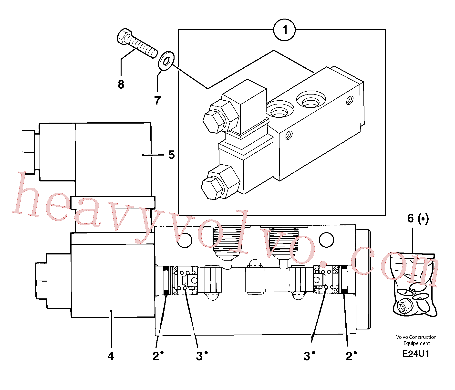 PJ7411604 for Volvo Electrovalve (quickfit )(E24U1 assembly)