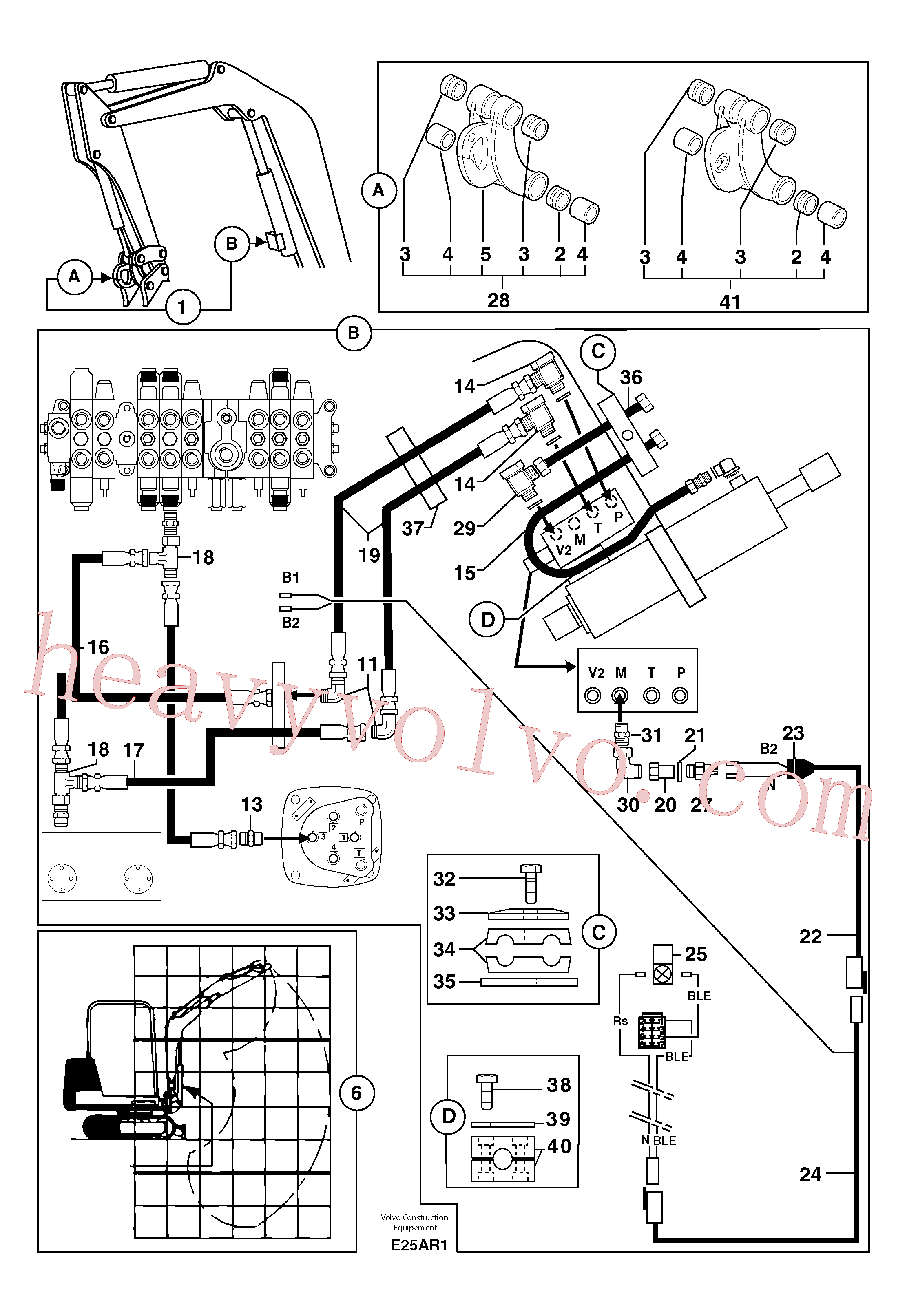 PJ4690060 for Volvo Handling operations Ce / without Puma(E25AR1 assembly)