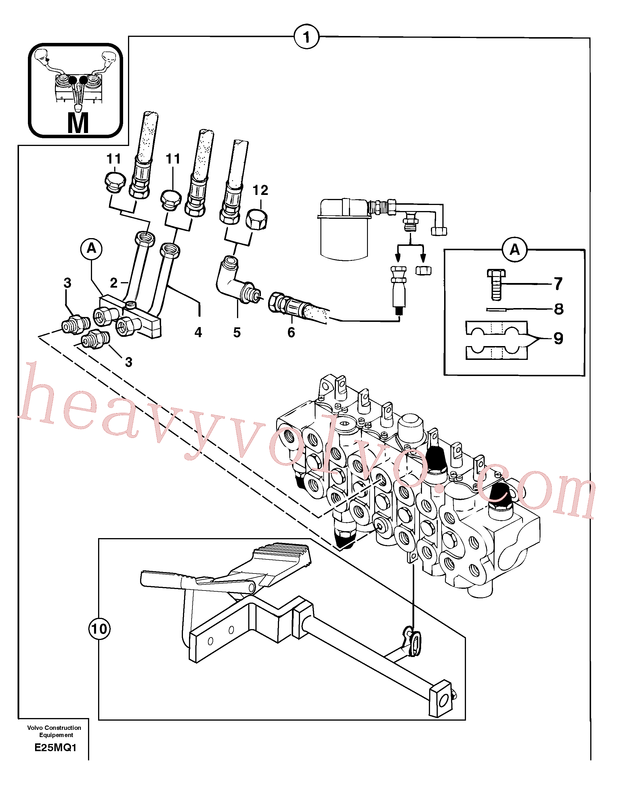 PJ4690602 for Volvo Pedal kit : accessories(E25MQ1 assembly)